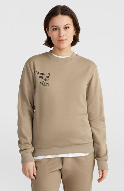 Women of the Wave Crew Sweatshirt Women - Concrete