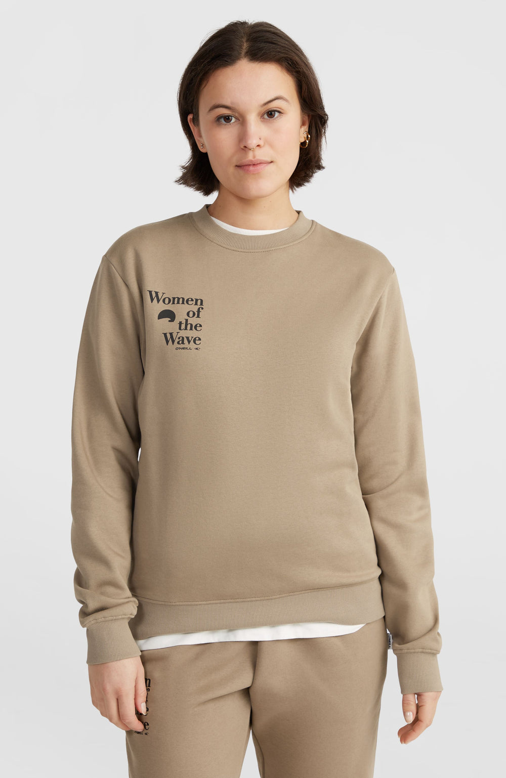 Women of the Wave Crew Sweatshirt Women - Concrete