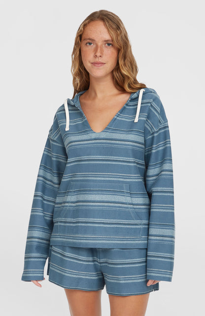 Bavaro Hoodie Women - Blue Bavaro Stripe