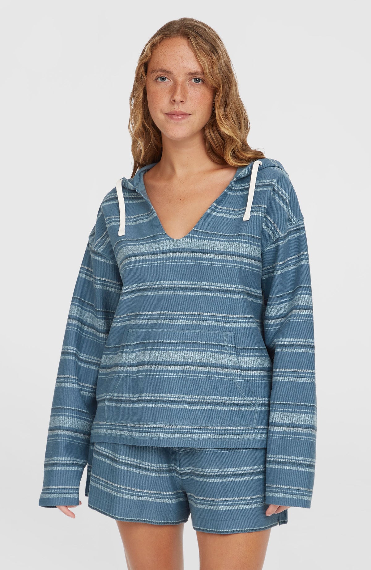 Bavaro Hoodie Women - Blue Bavaro Stripe