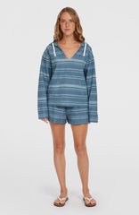 Bavaro Hoodie Women - Blue Bavaro Stripe