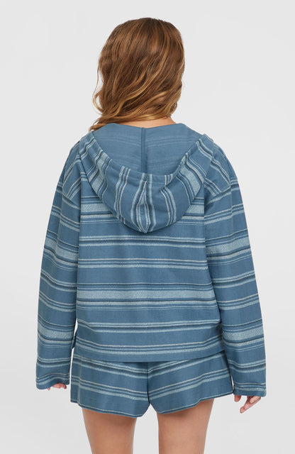 Bavaro Hoodie Women - Blue Bavaro Stripe