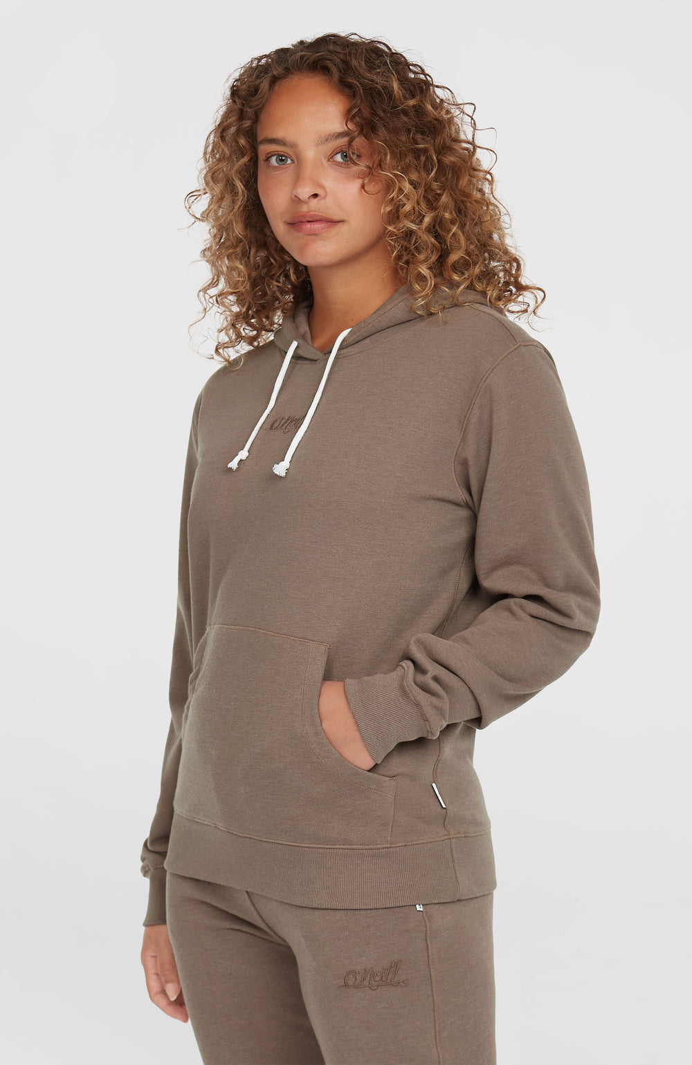 Essentials O'Neill Script Hoodie Women - Pure Cashmere