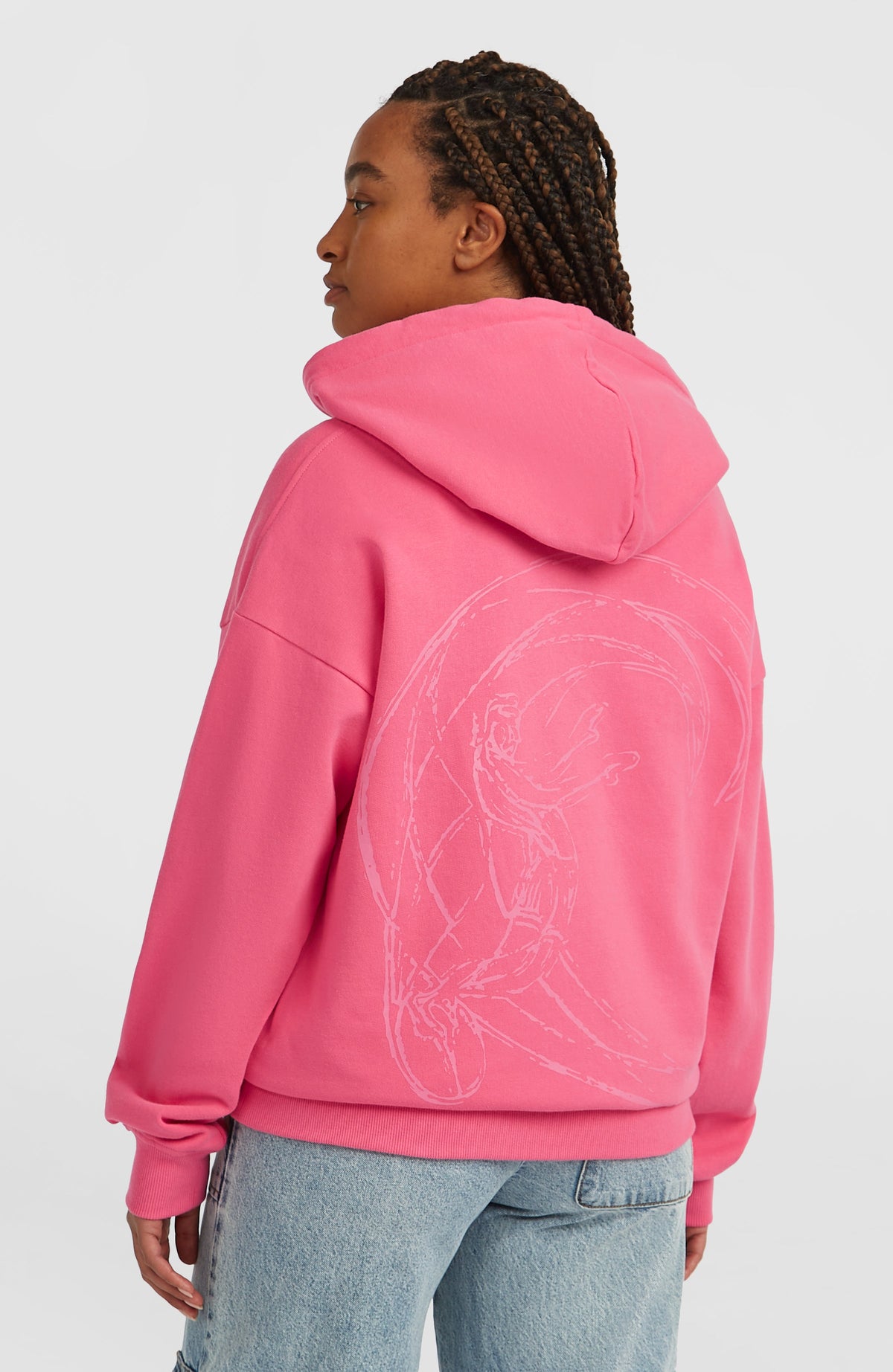 O'Riginals Oversized Hoodie Women - Carmine Rose