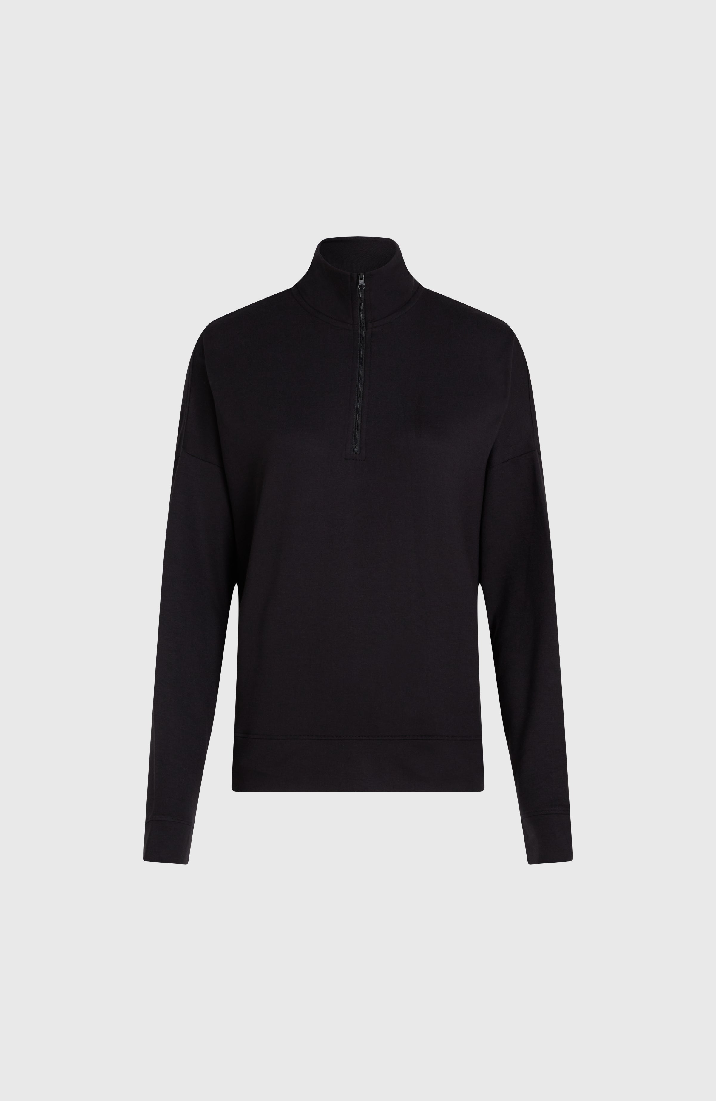 Half-Zip Sweatshirt Women - Black Out