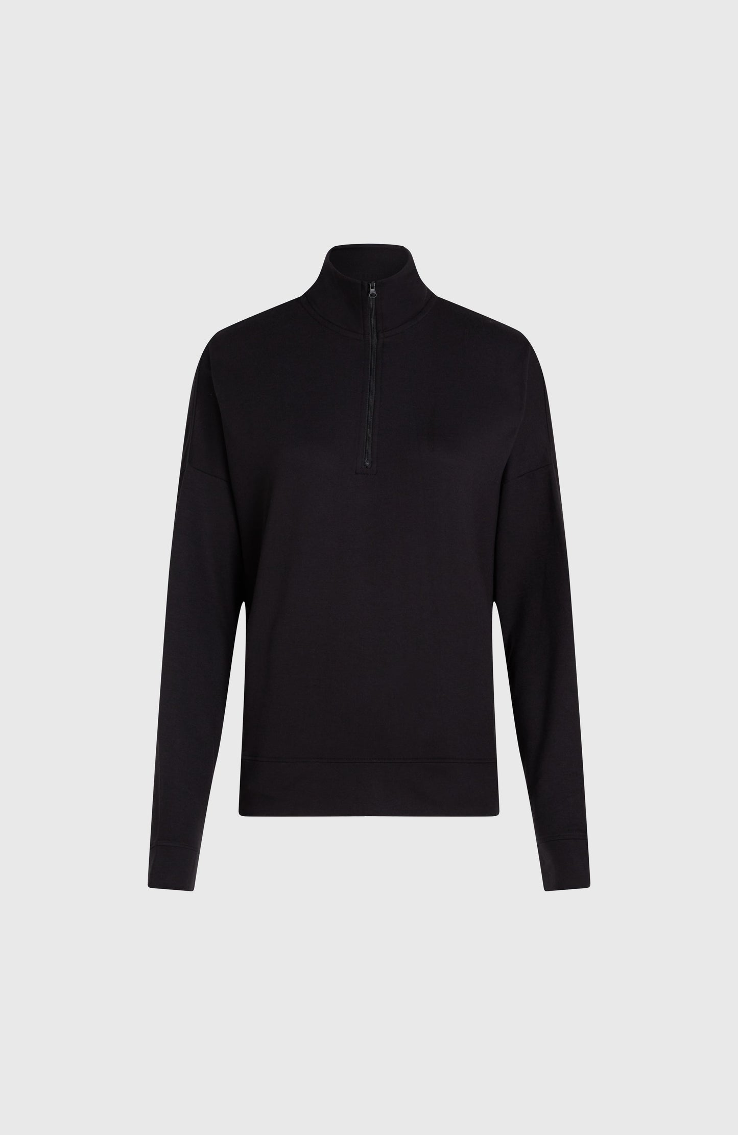 Half-Zip Sweatshirt Women - Black Out