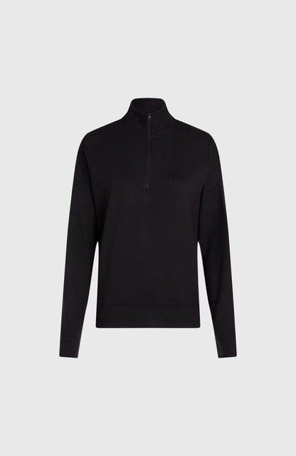 Half-Zip Sweatshirt Women - Black Out