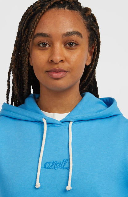 Essentials Script Hoodie Women - Blue Poppy