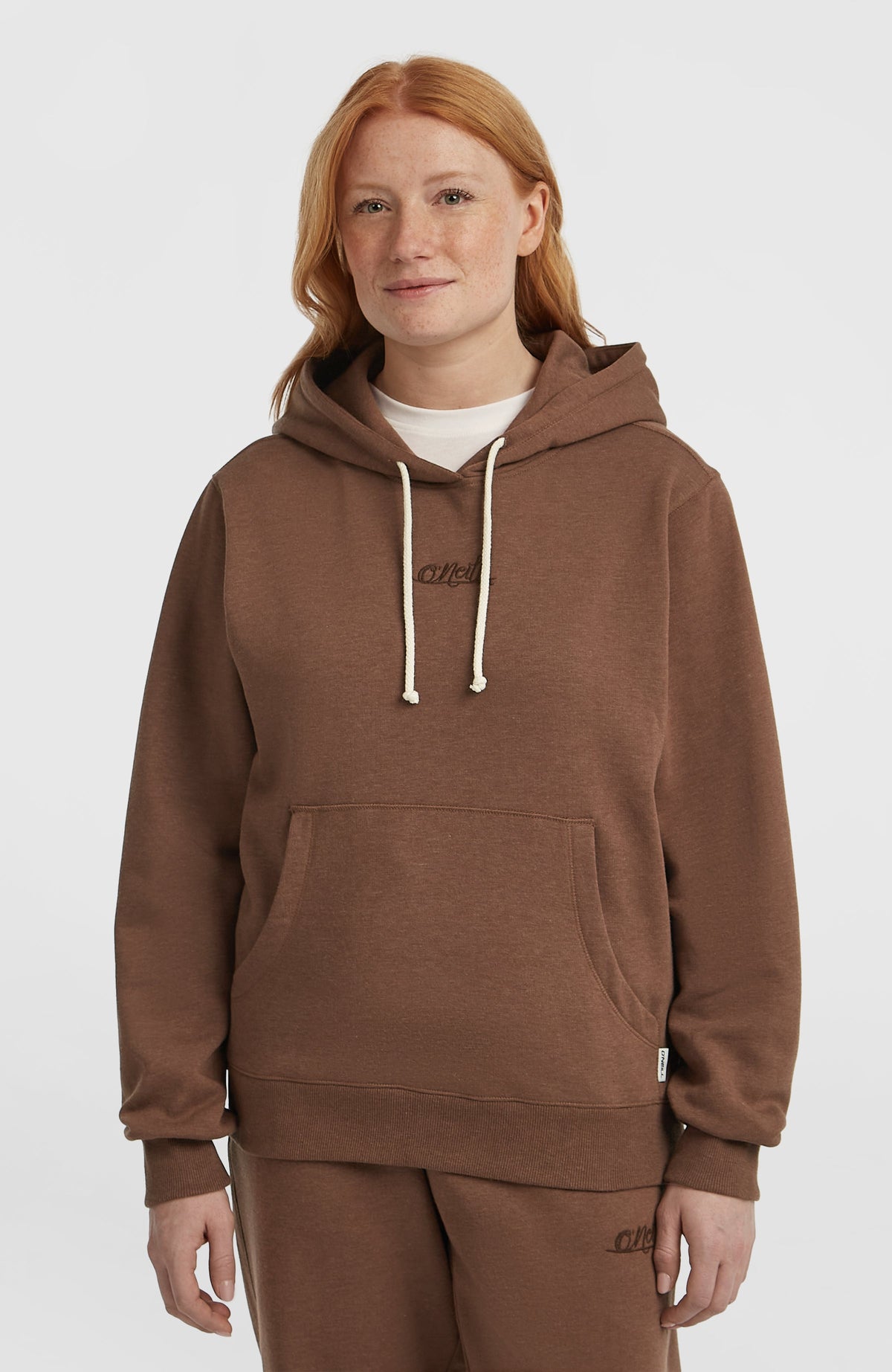 Essentials Script Hoodie Women - Hazel Spice