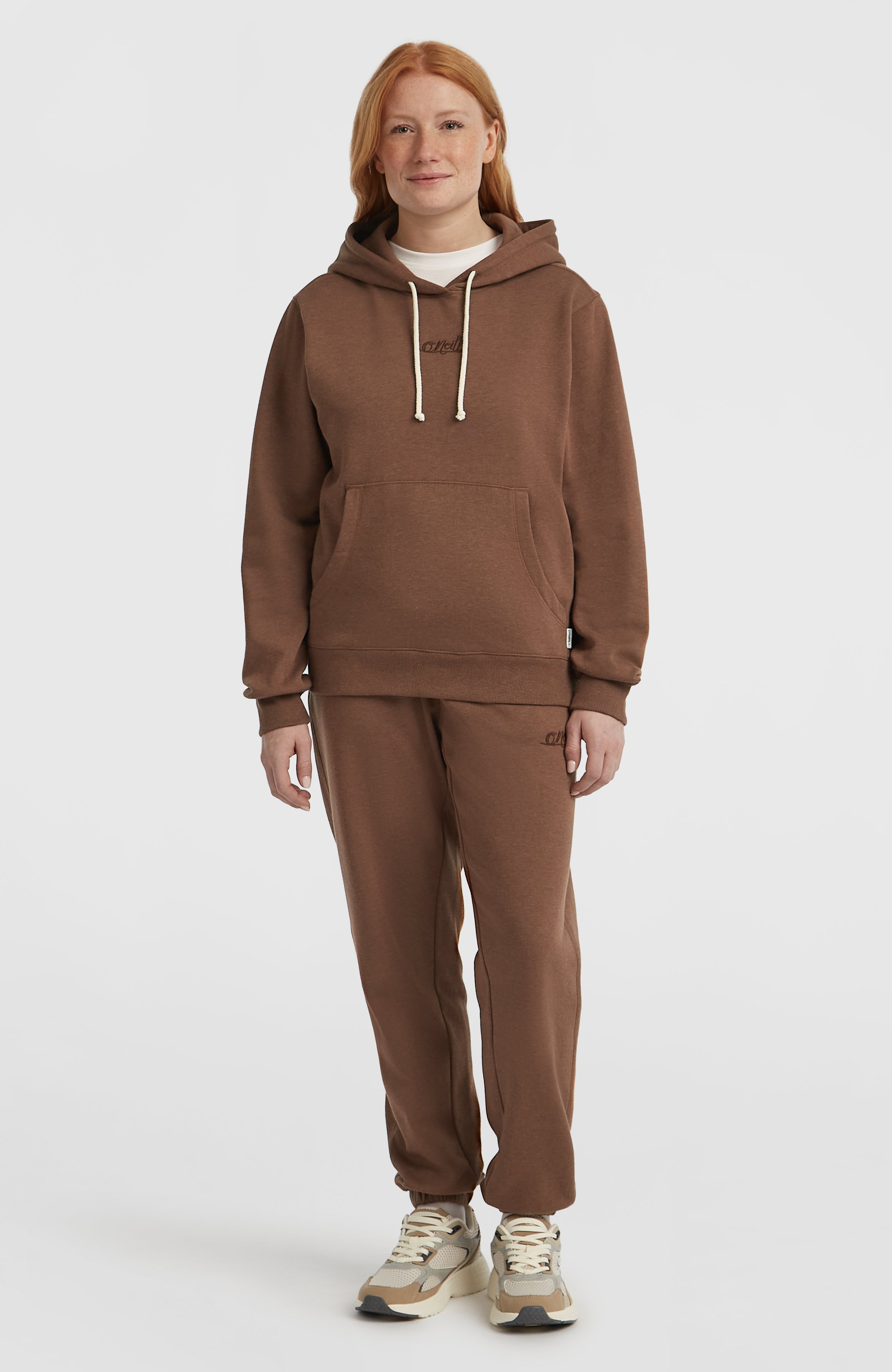 Essentials Script Hoodie Women - Hazel Spice