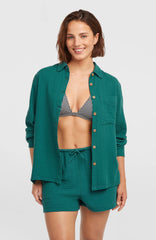 Brenda Shirt Women - Botanical Heat