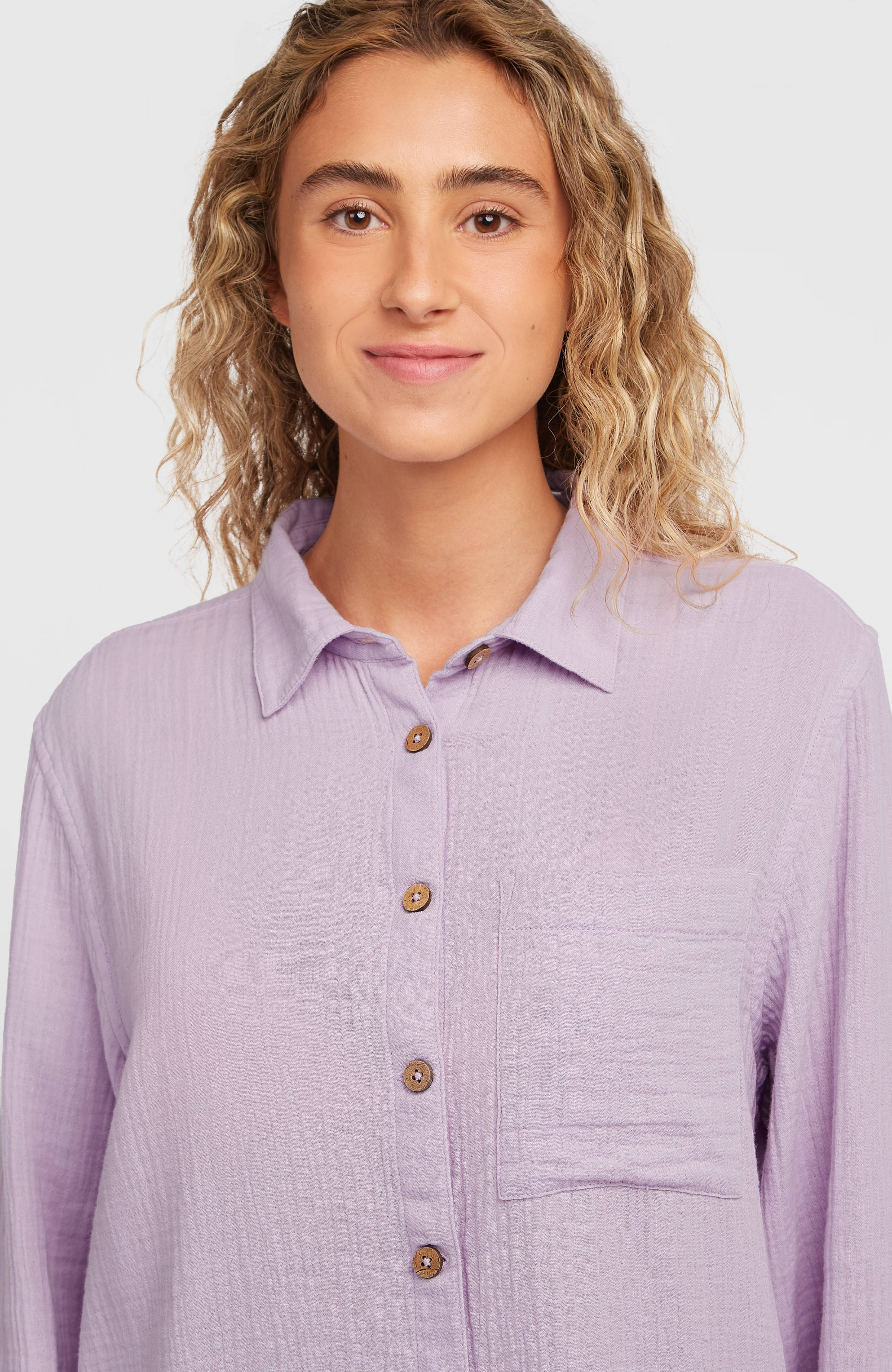 Brenda Shirt Women - Pale Lavender