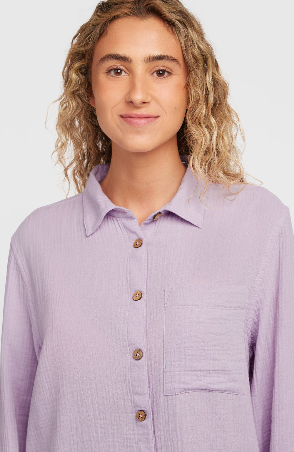 Brenda Shirt Women - Pale Lavender