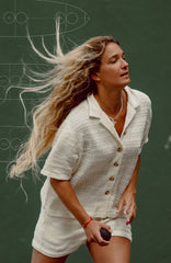 O'Riginals Crochet Shirt Women - Snow White