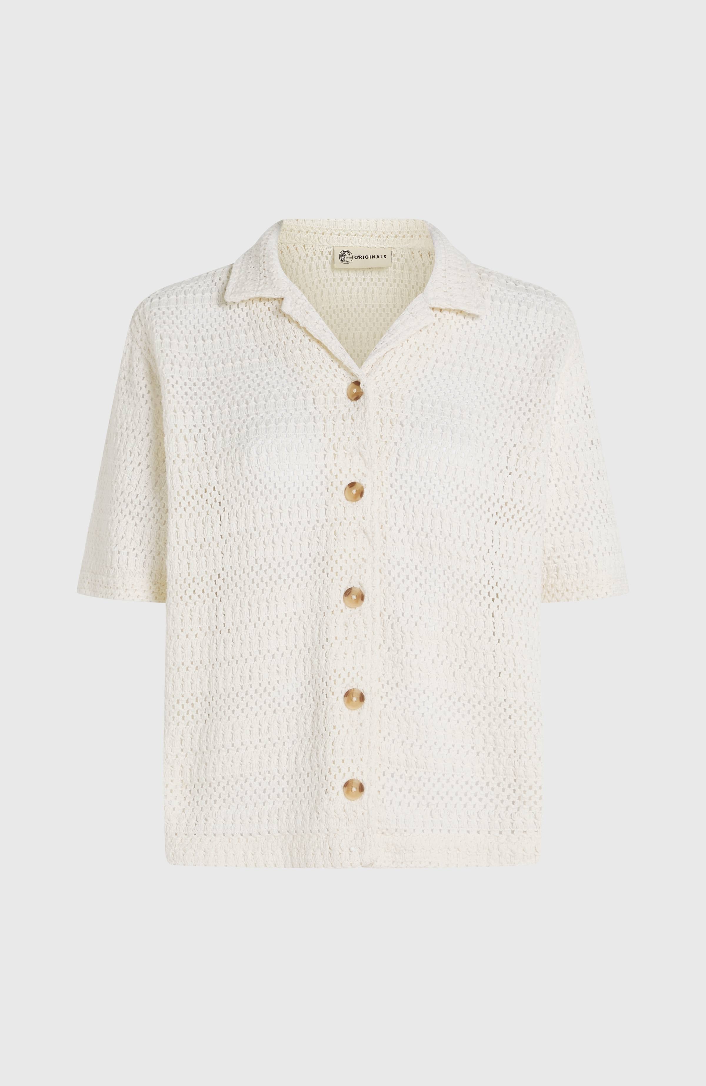 O'Riginals Crochet Shirt Women - Snow White