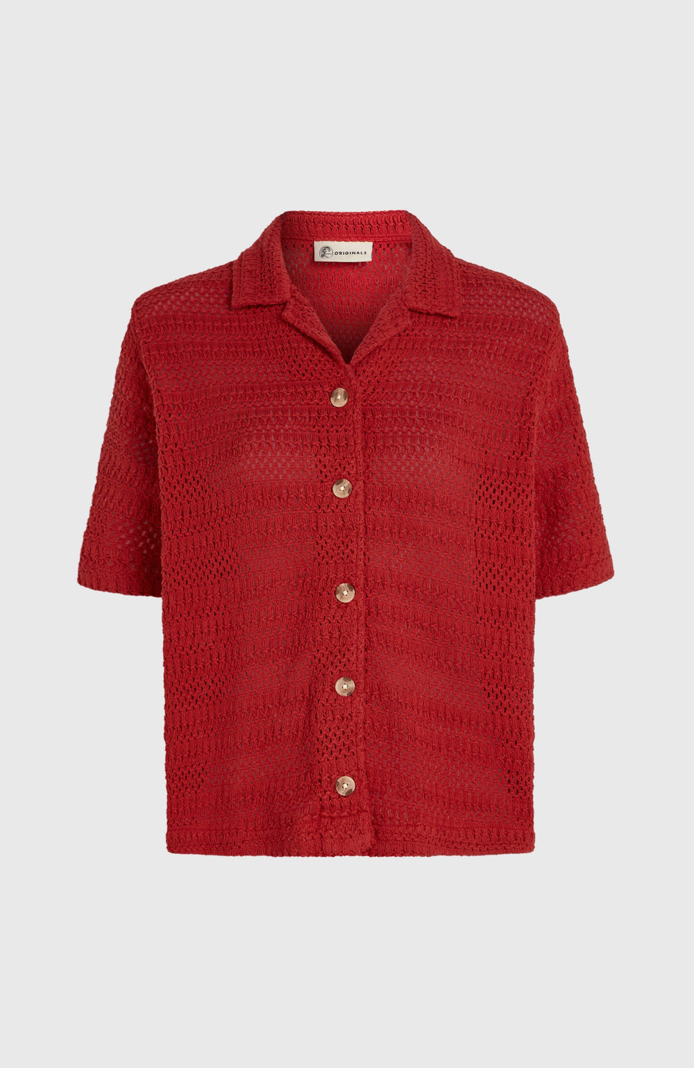 O'Riginals Crochet Shirt Women - Midnight Poppy