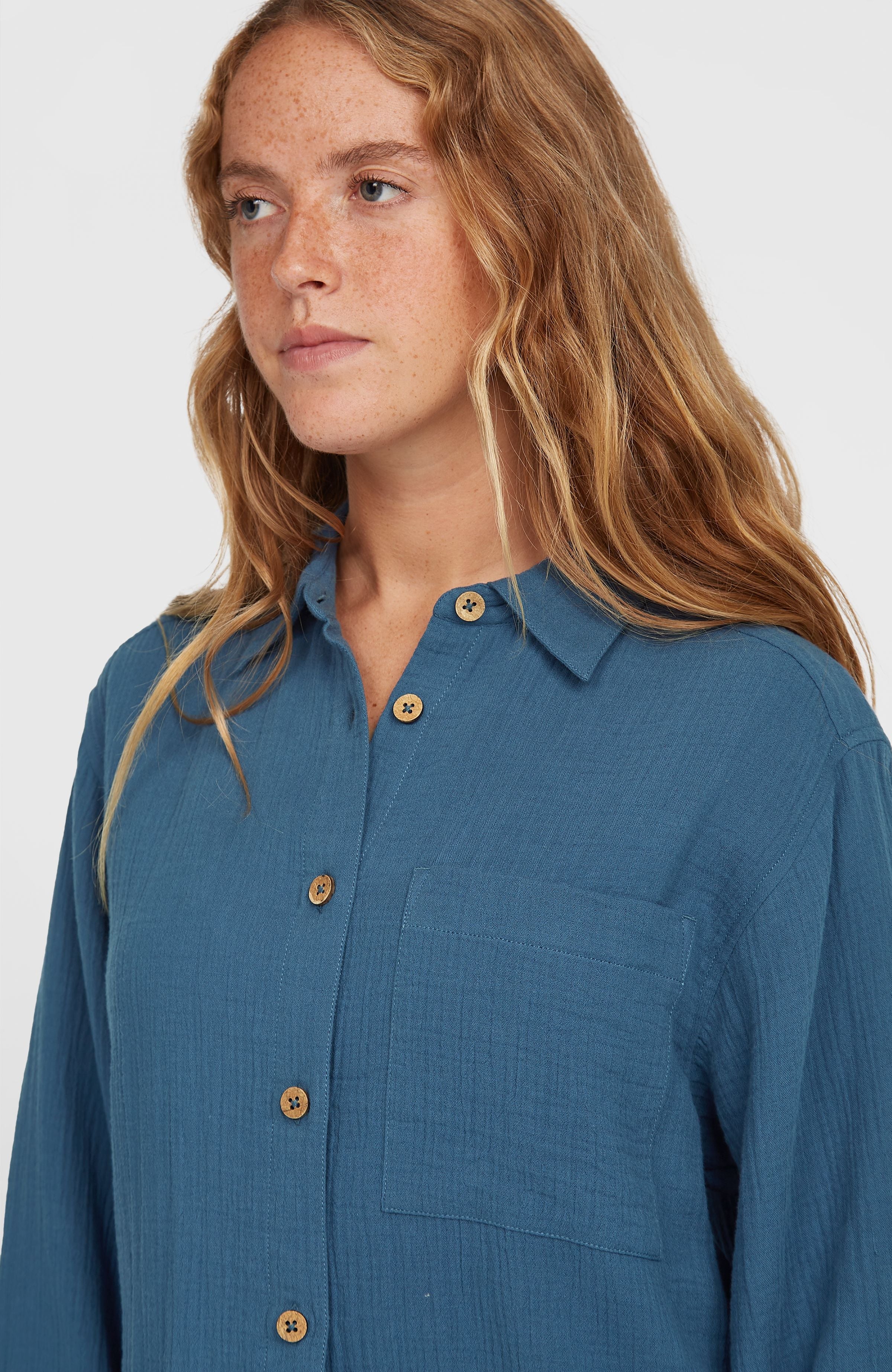 Brenda Shirt Women - Copen Blue
