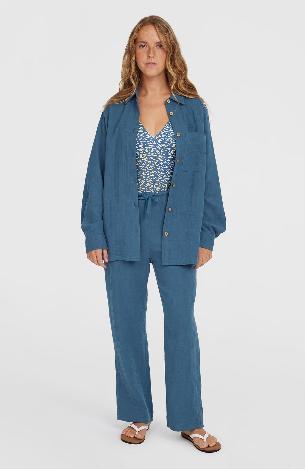 Brenda Shirt Women - Copen Blue