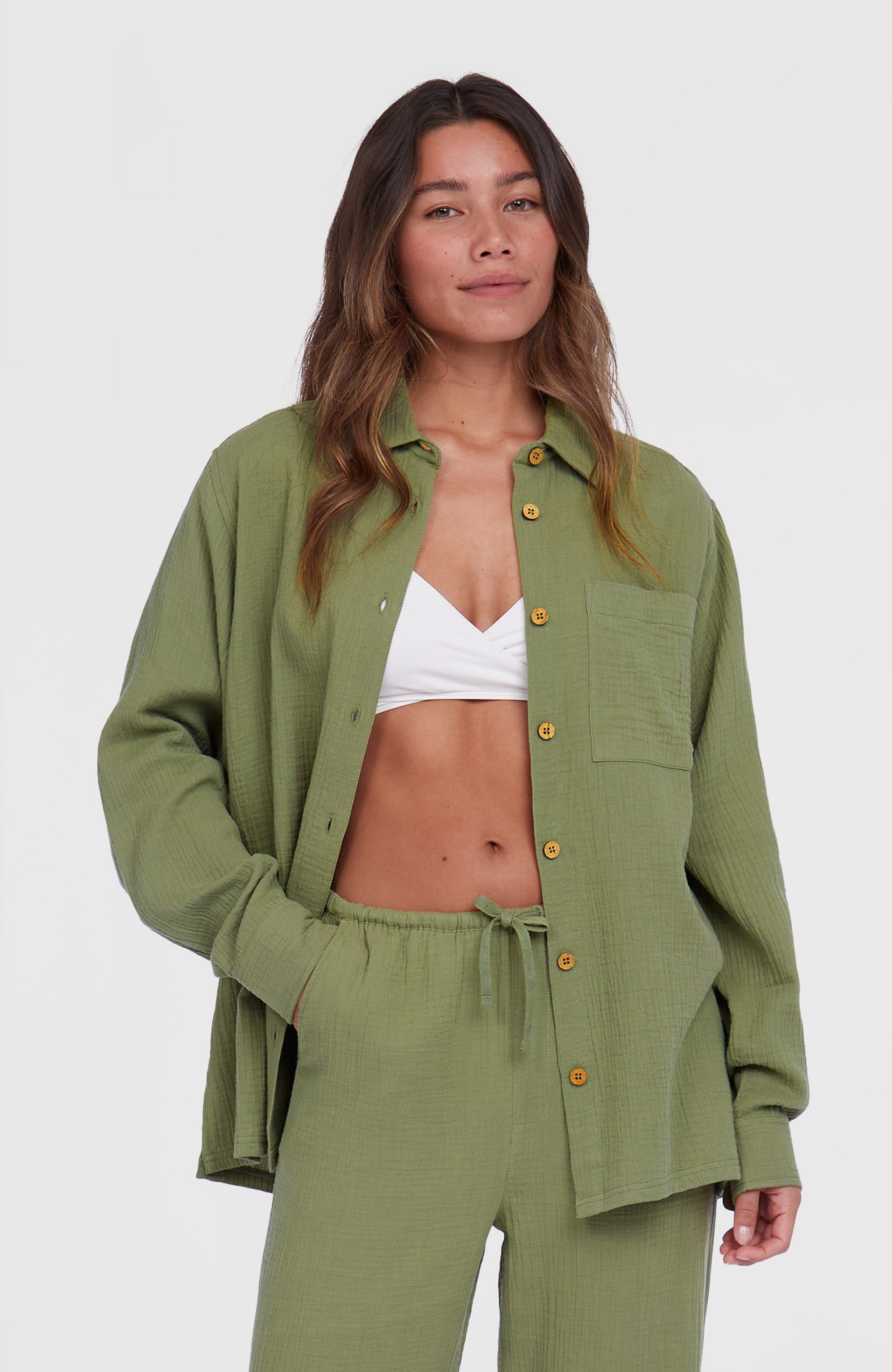 Brenda Shirt Women - Avery Fern