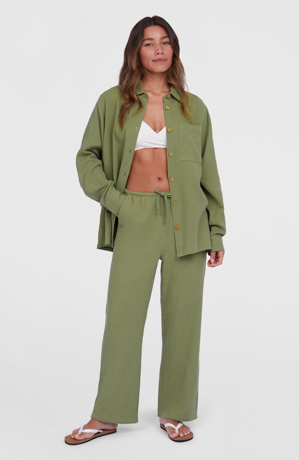 Brenda Shirt Women - Avery Fern