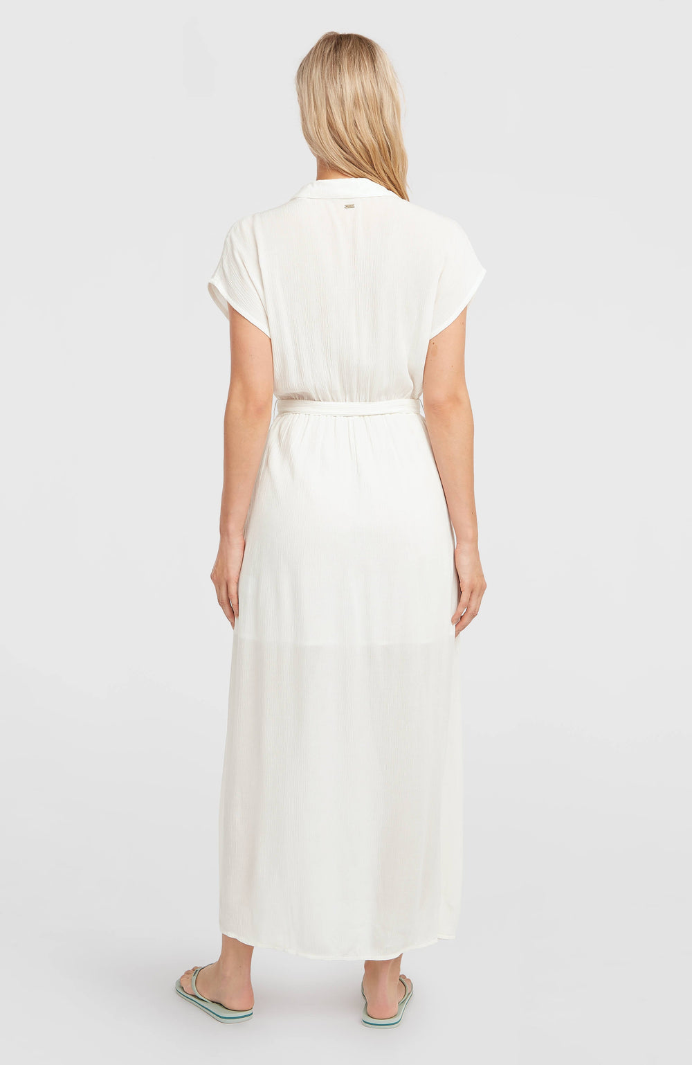 Lori Maxi Shirt Dress Women - Snow White