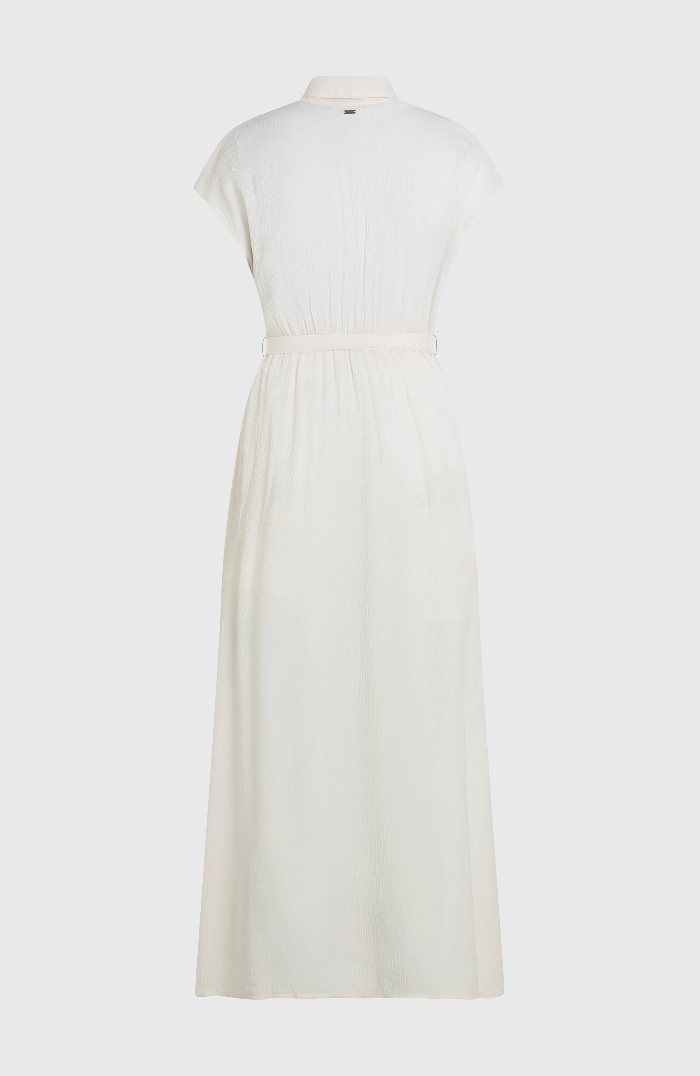 Lori Maxi Shirt Dress Women - Snow White