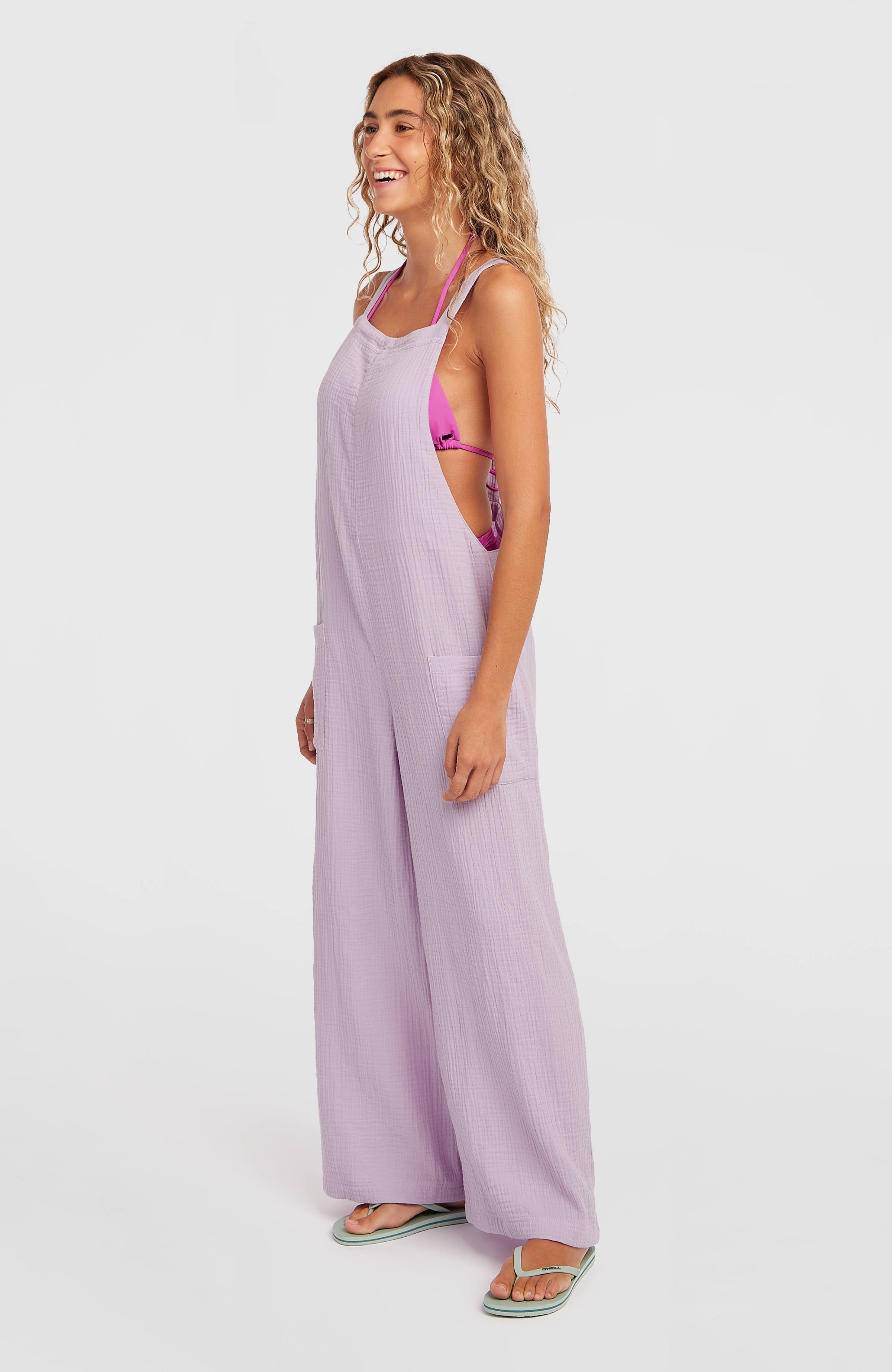 Brenda Structured Dungaree Women - Pale Lavender