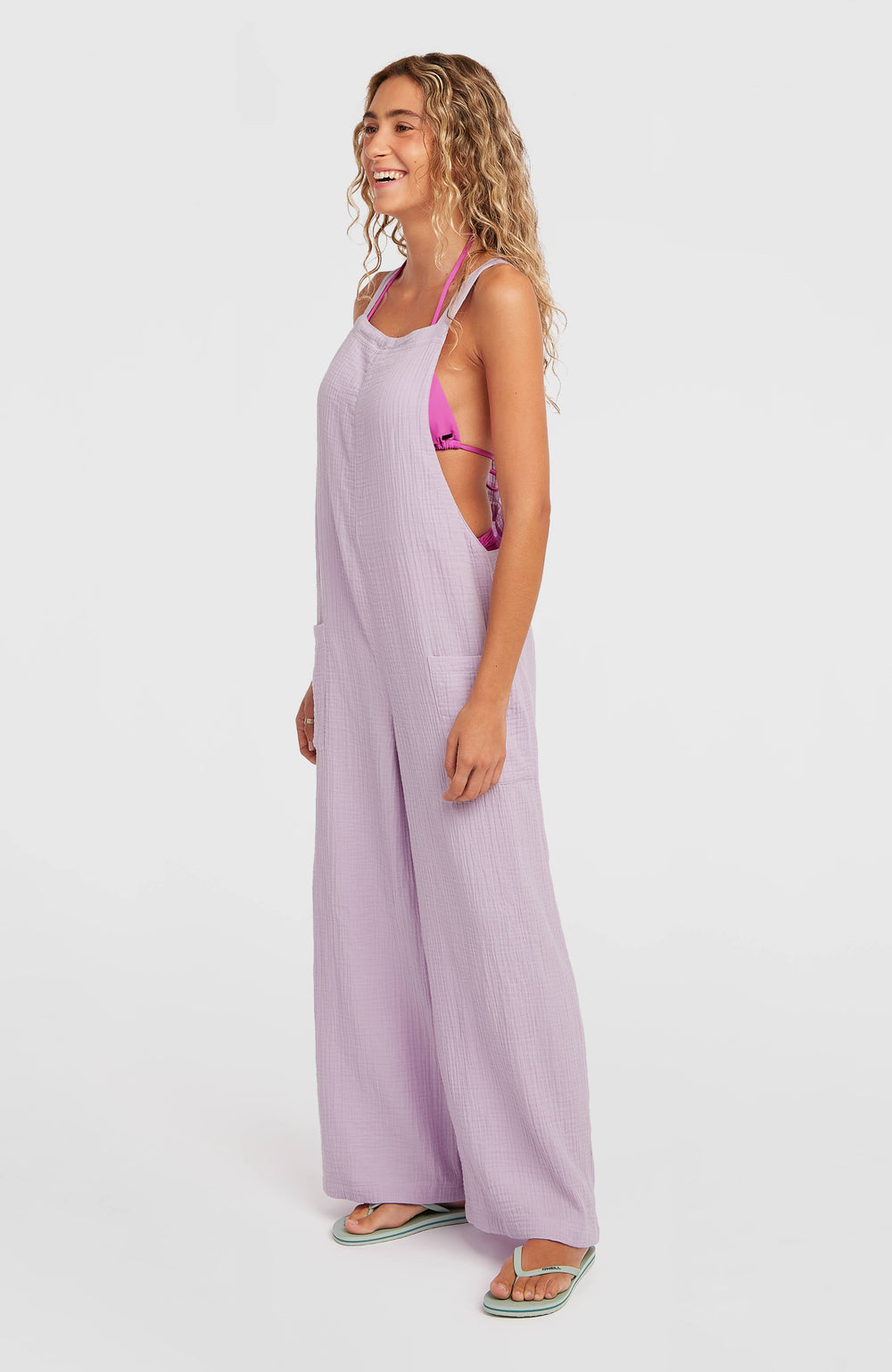 Brenda Structured Dungaree Women - Pale Lavender