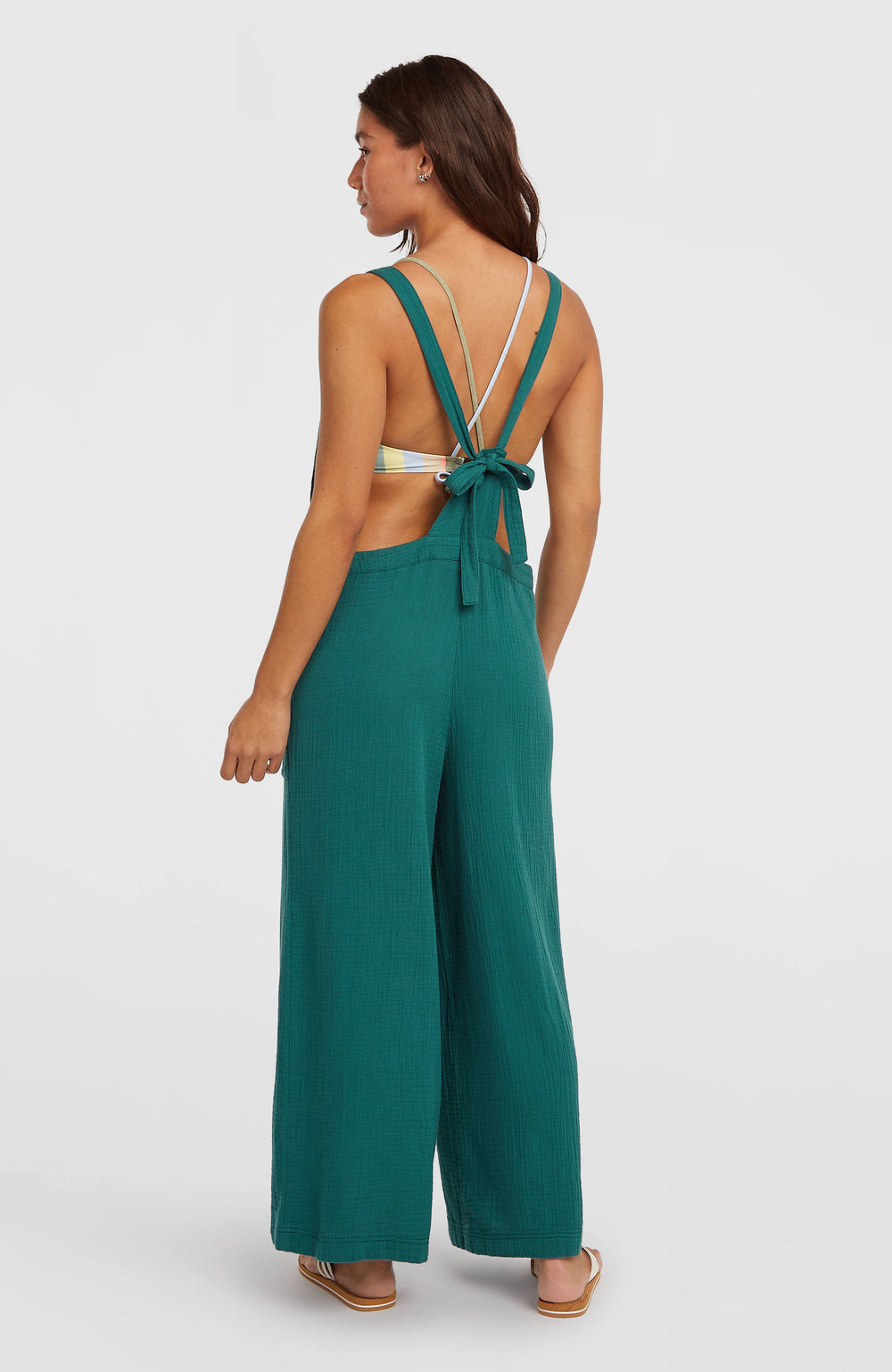 Brenda Structured Dungaree Women - Botanical Heat