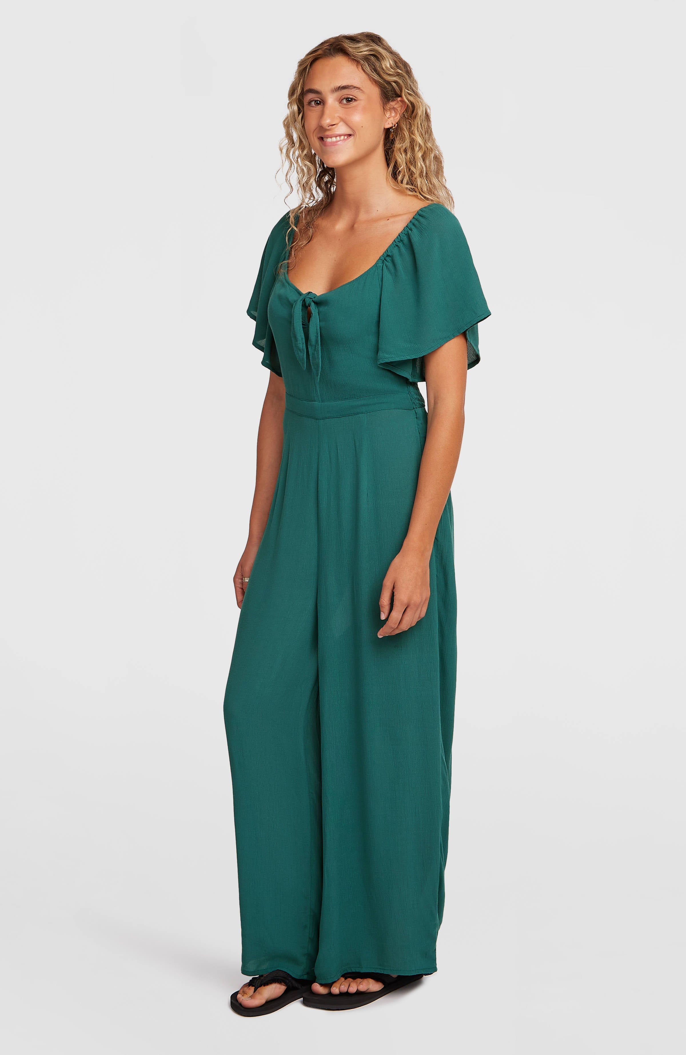 Kesia Jumpsuit Women - Botanical Heat