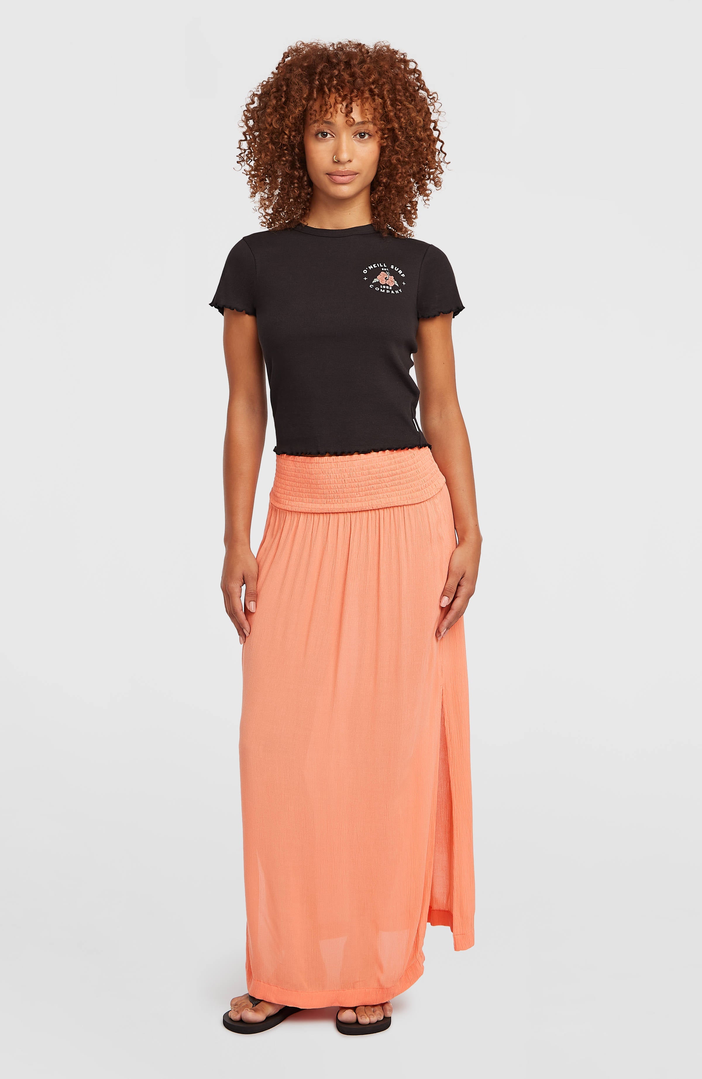 Johnny Maxi Skirt Women - Funky Peach