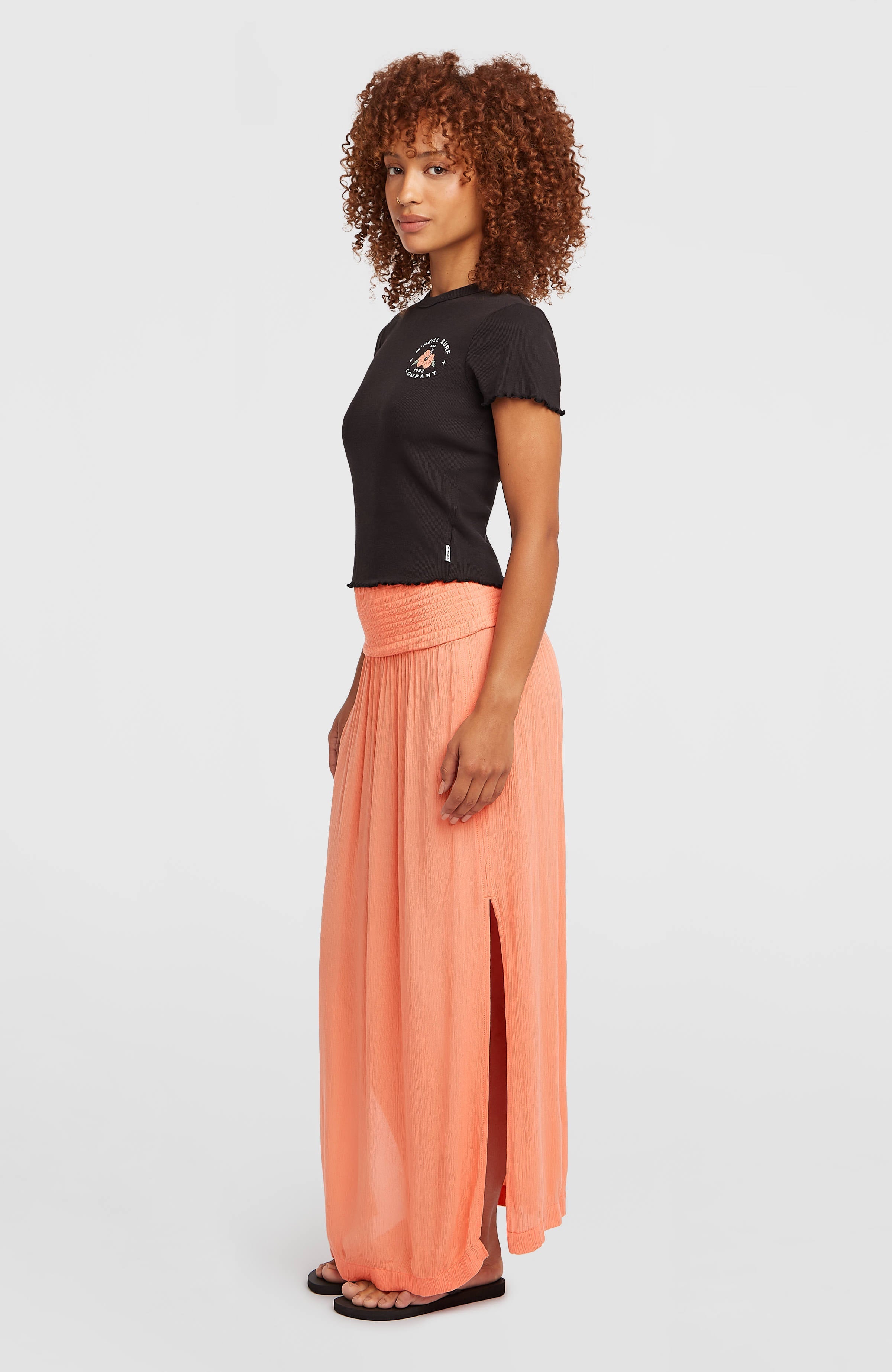 Johnny Maxi Skirt Women - Funky Peach