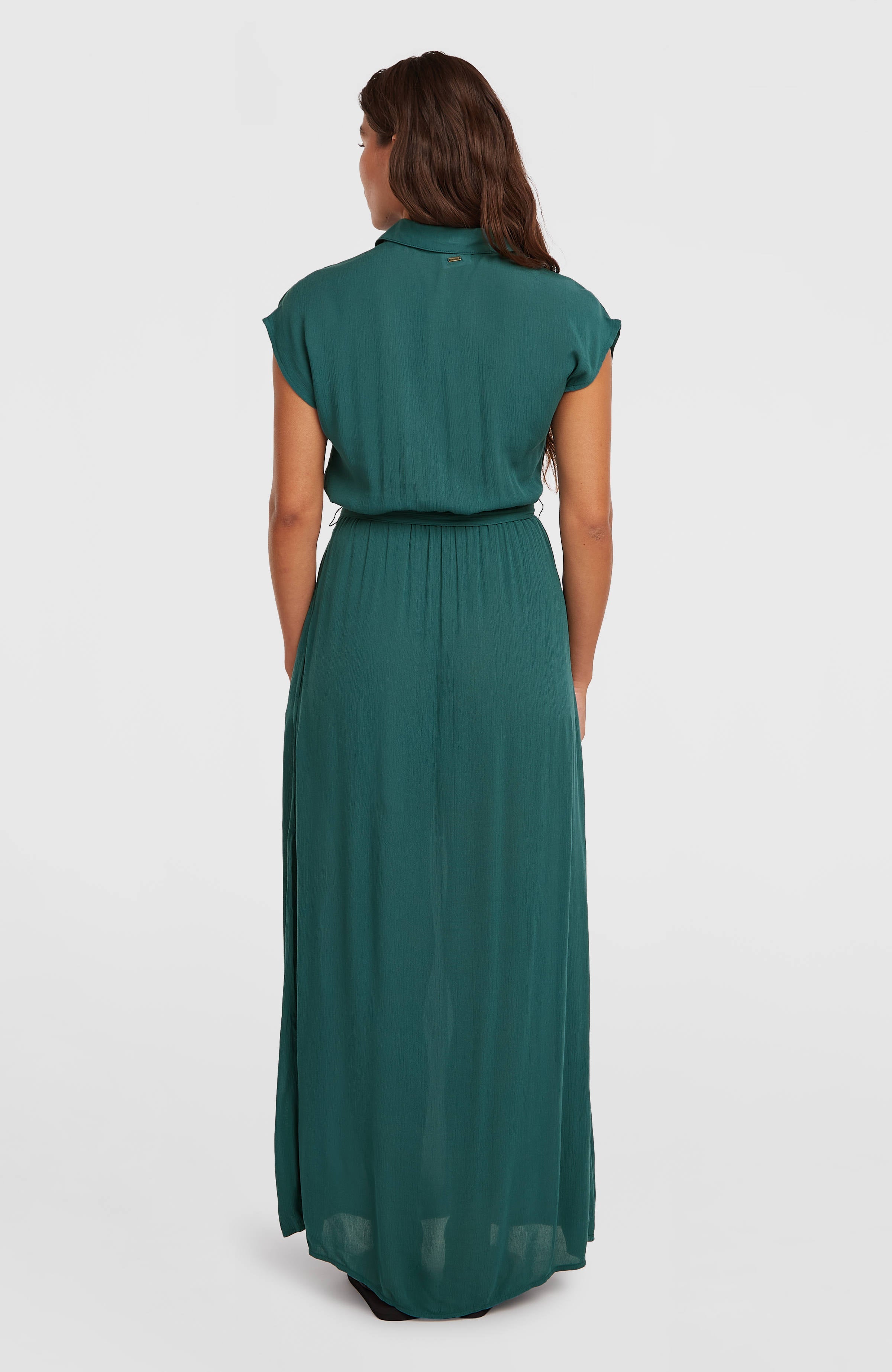 Lori Maxi Shirt Dress Women - Botanical Heat