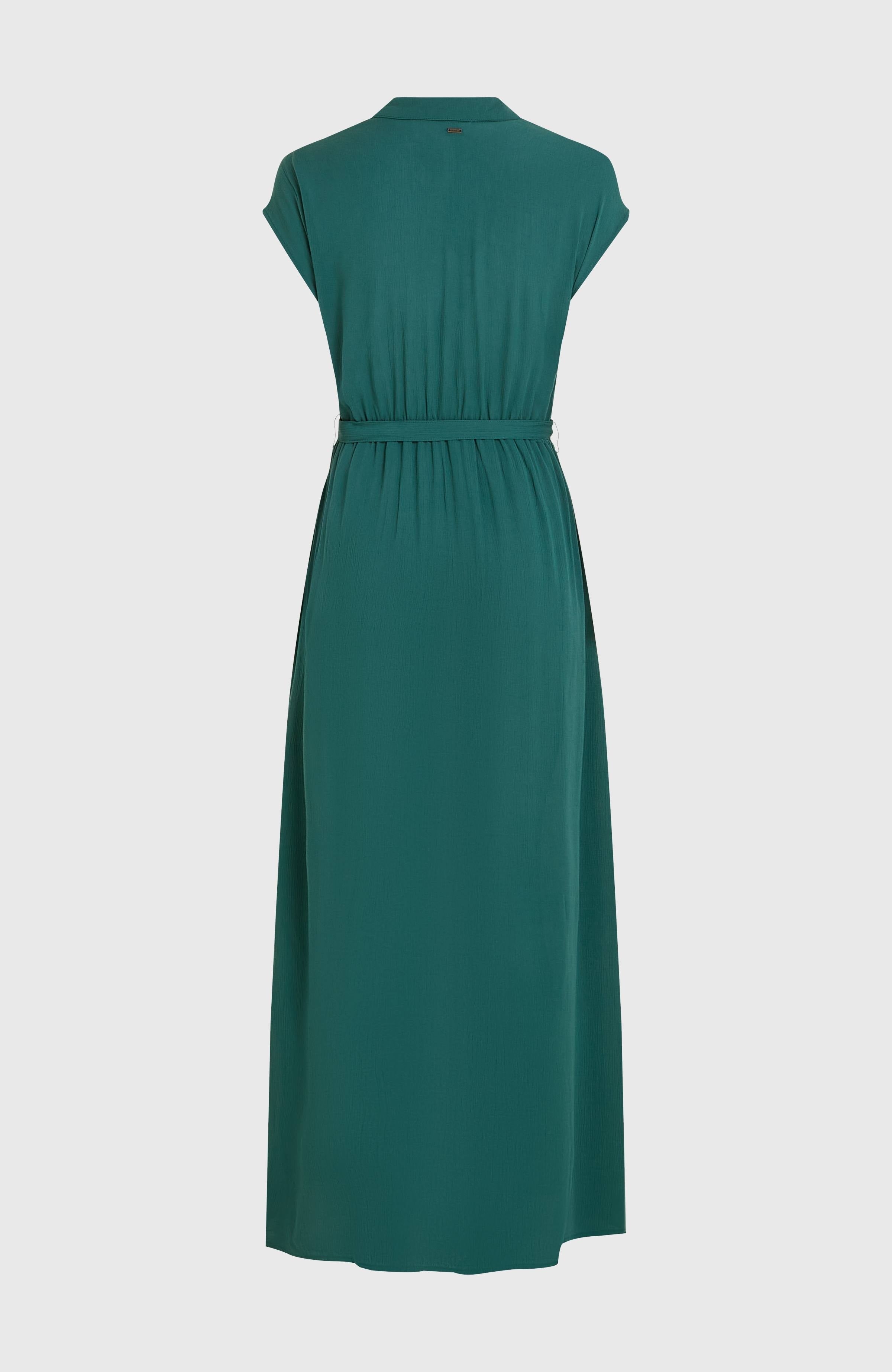 Lori Maxi Shirt Dress Women - Botanical Heat