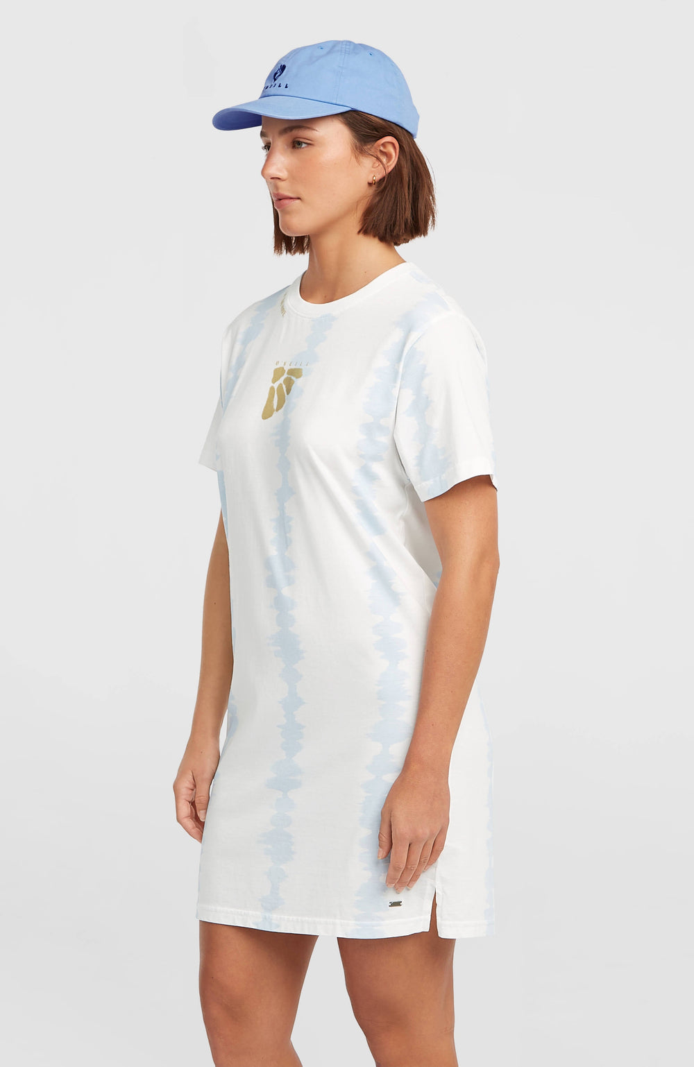 Women of the Wave T-Shirt Dress Women - White TDTee