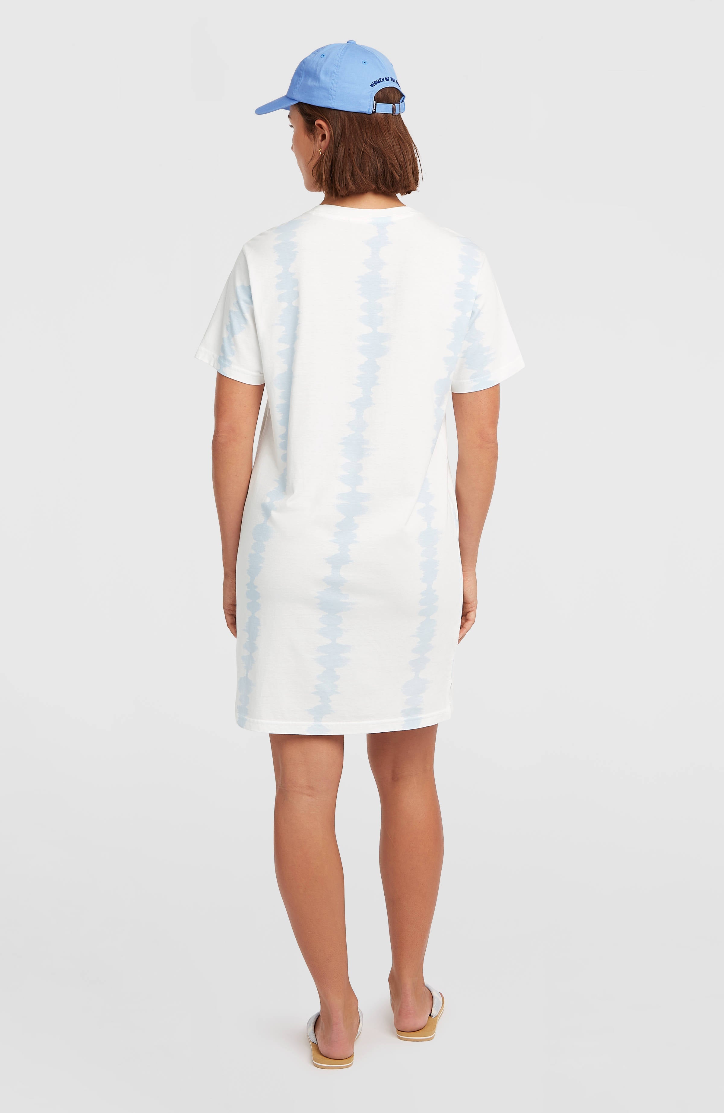 Women of the Wave T-Shirt Dress Women - White TDTee