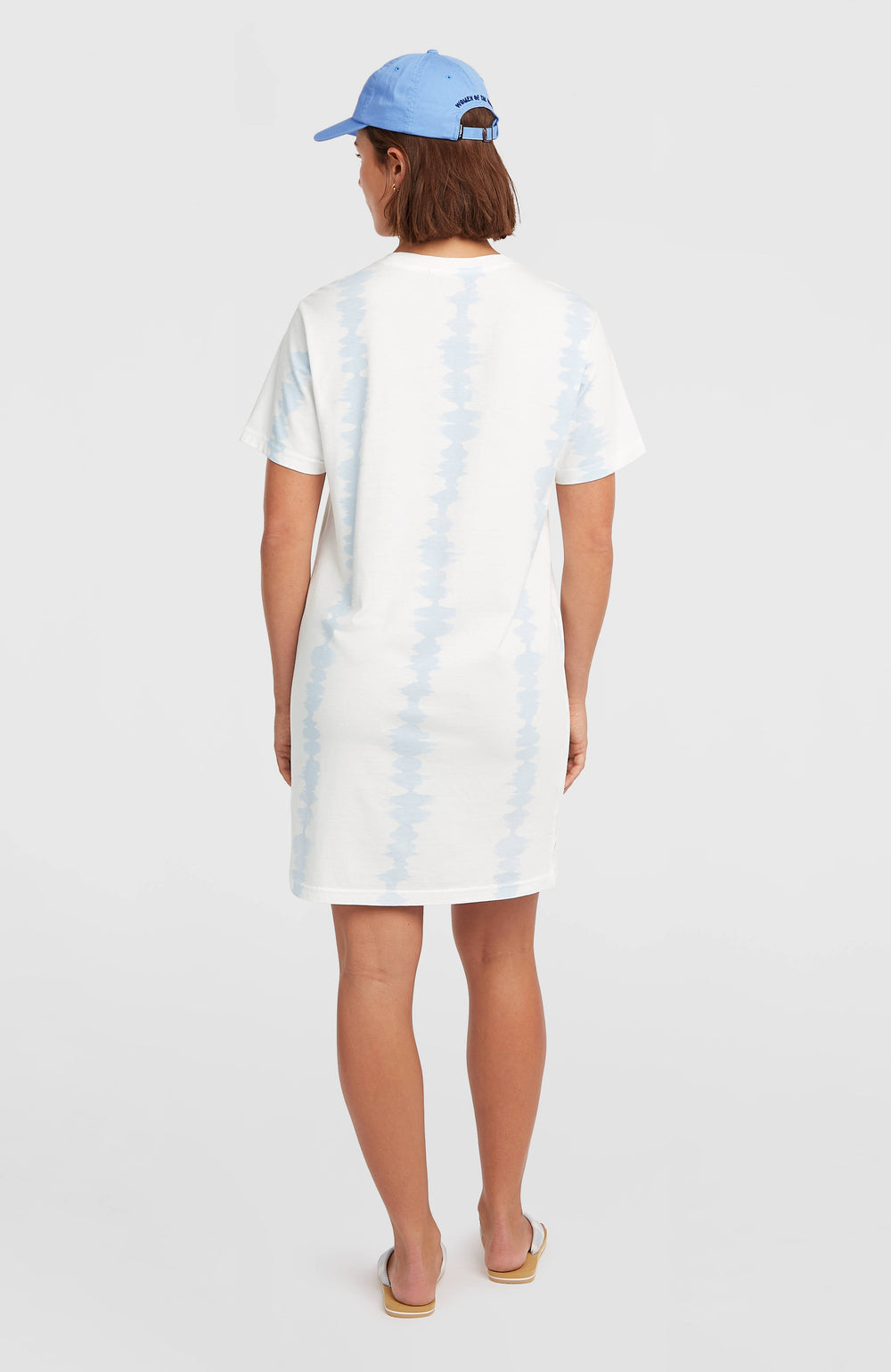 Women of the Wave T-Shirt Dress Women - White TDTee