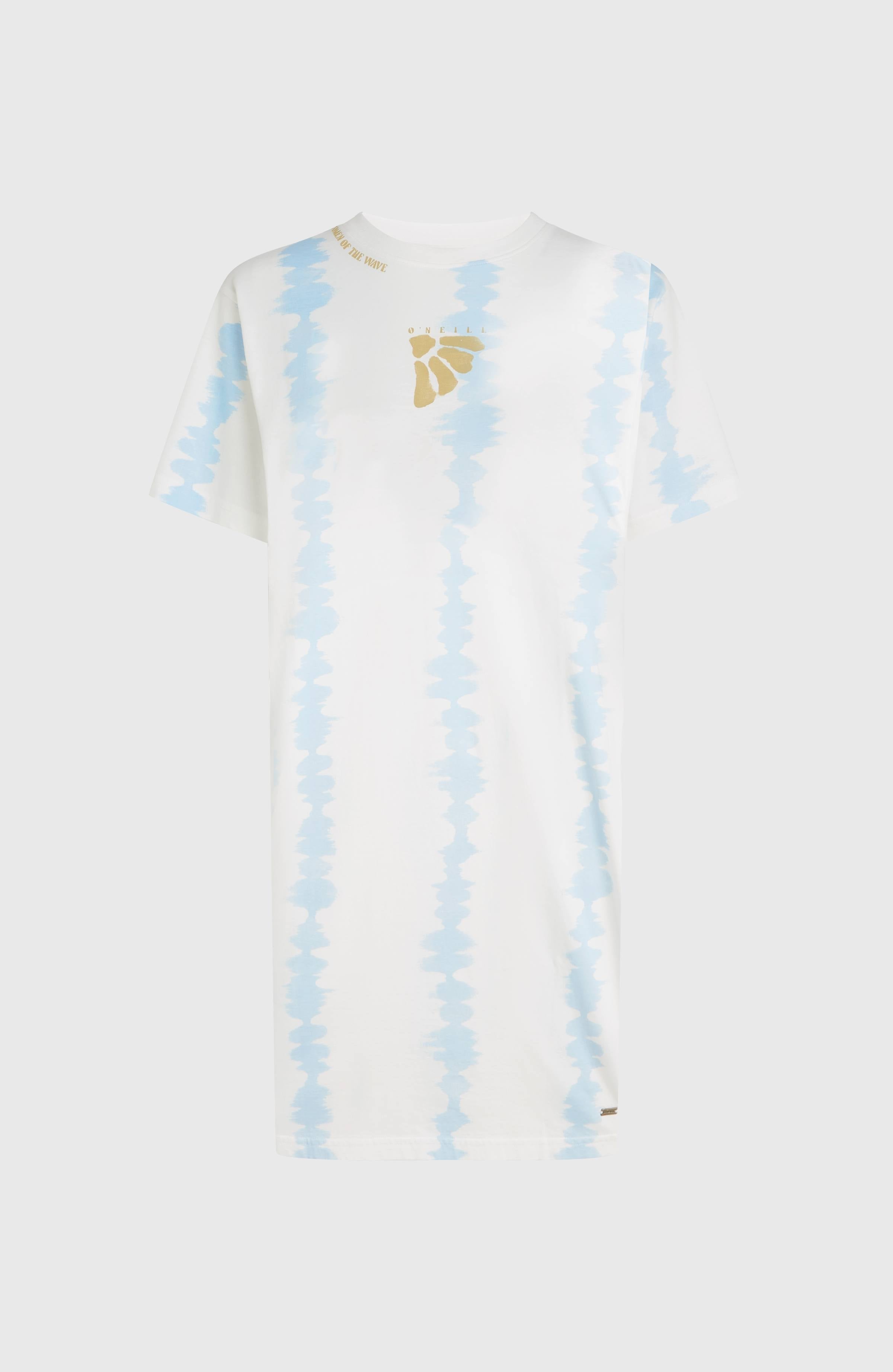 Women of the Wave T-Shirt Dress Women - White TDTee