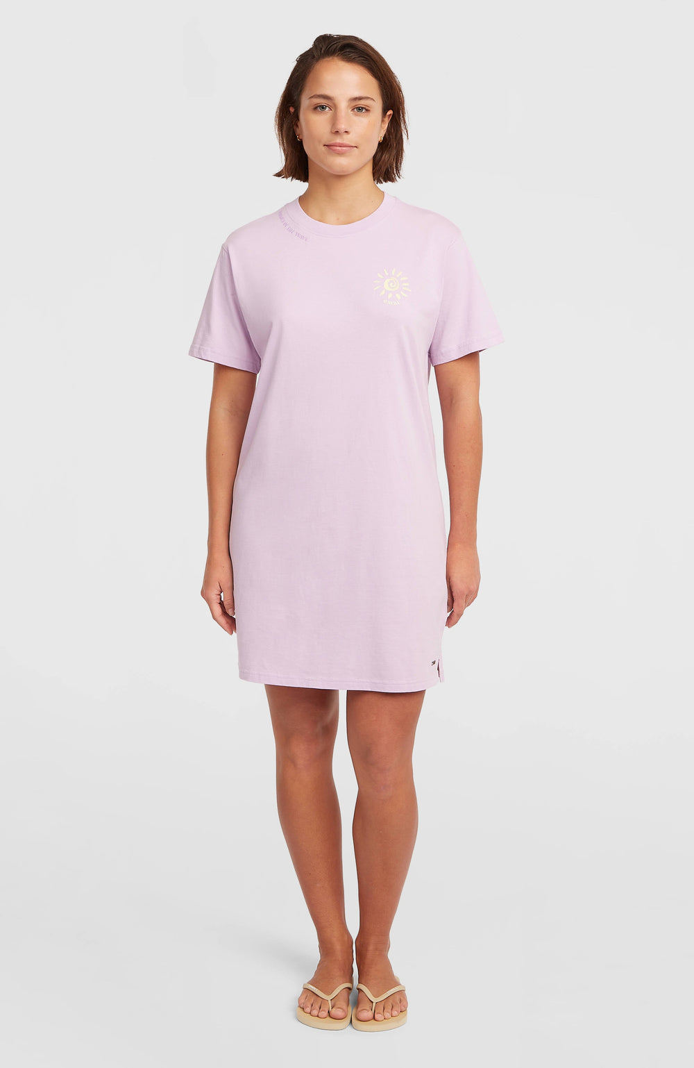 Women of the Wave T-Shirt Dress Women - Pale Lavender