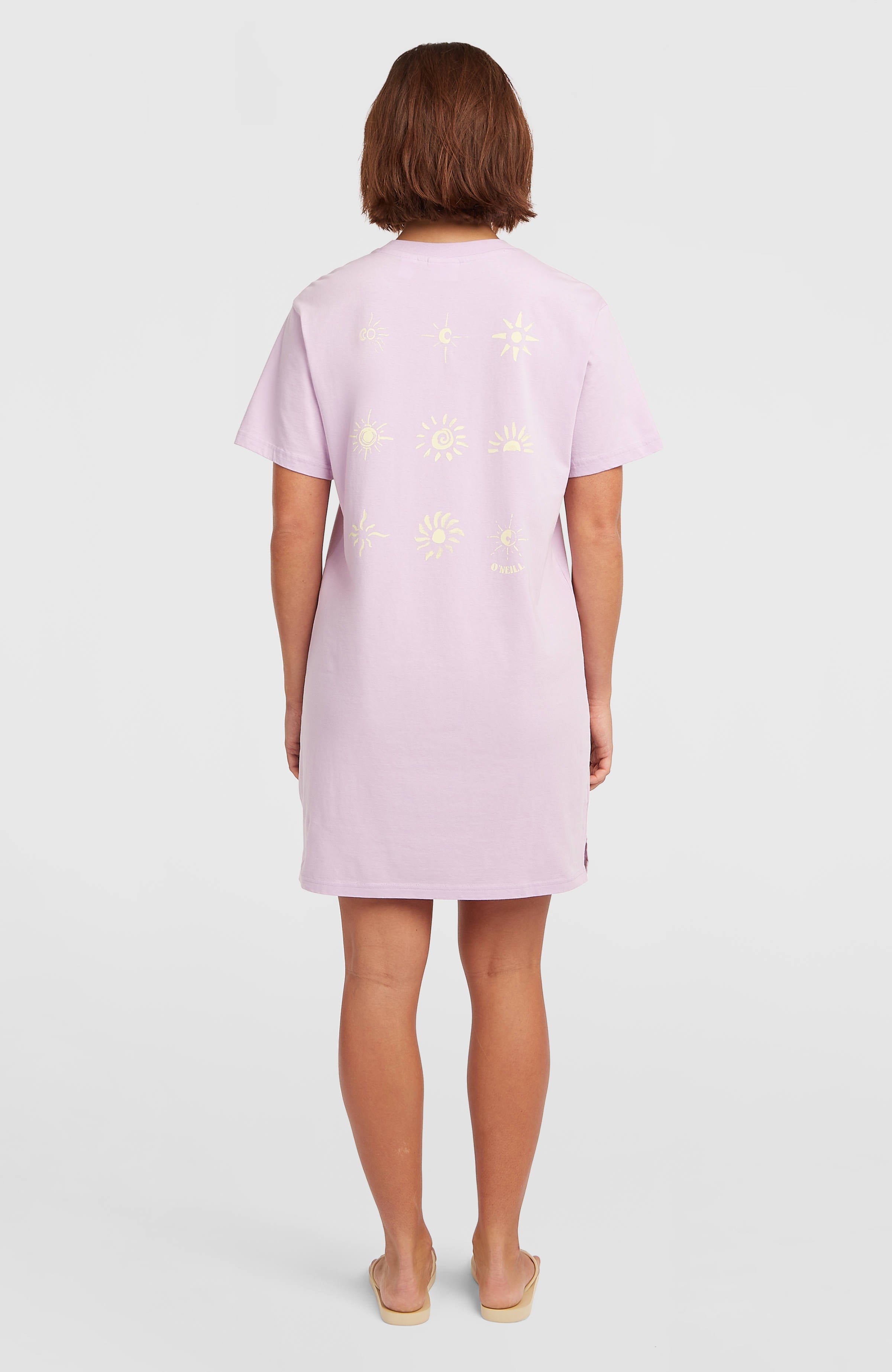 Women of the Wave T-Shirt Dress Women - Pale Lavender