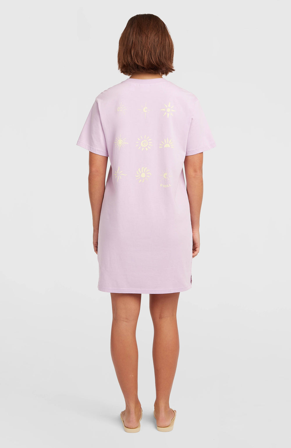 Women of the Wave T-Shirt Dress Women - Pale Lavender
