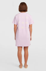 Women of the Wave T-Shirt Dress Women - Pale Lavender