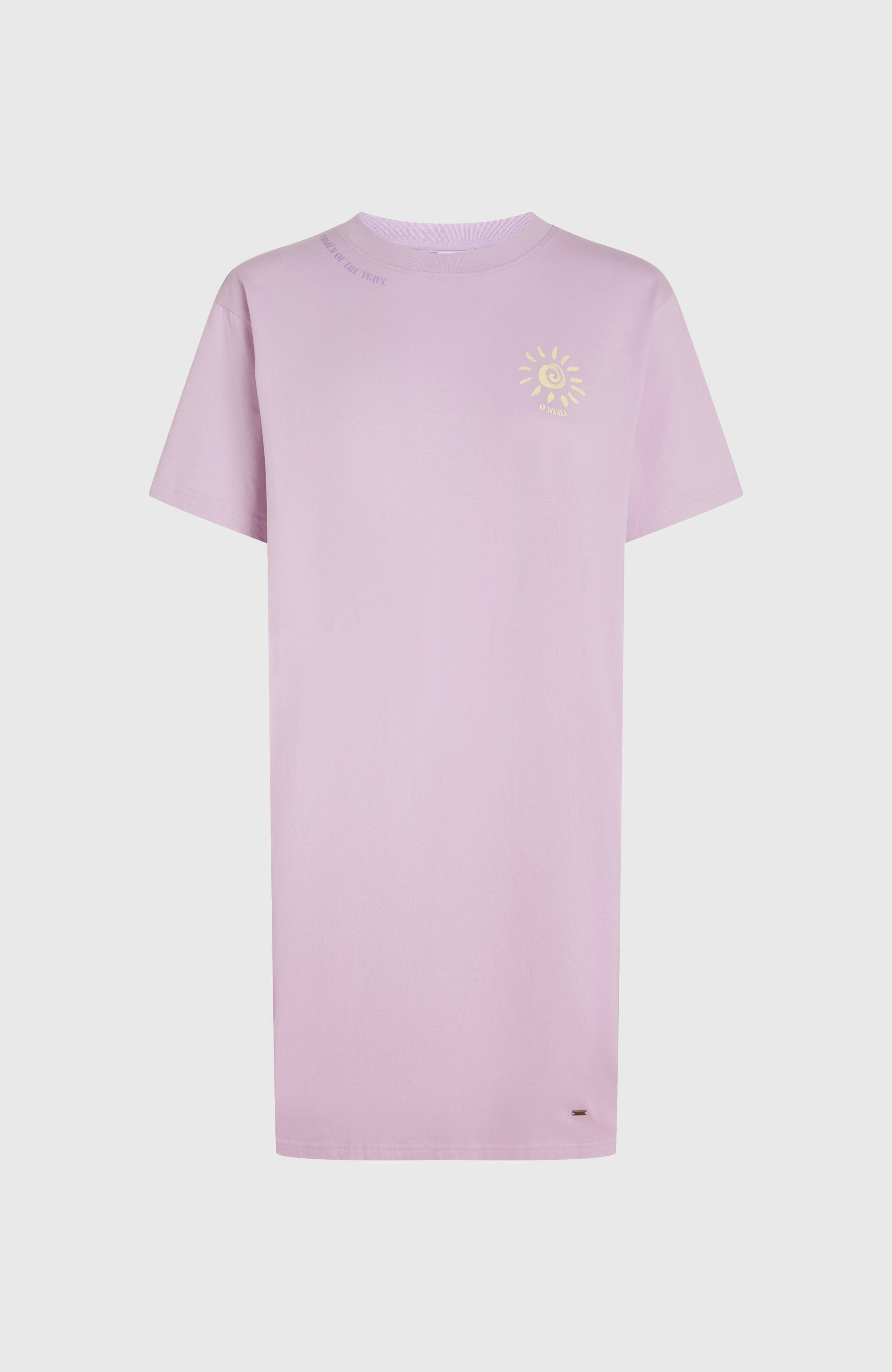 Women of the Wave T-Shirt Dress Women - Pale Lavender