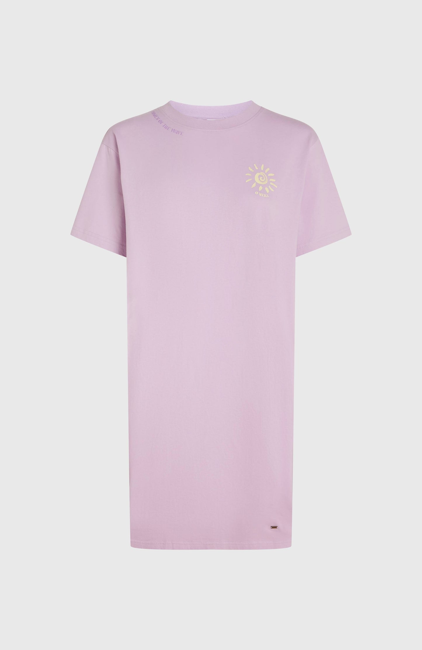 Women of the Wave T-Shirt Dress Women - Pale Lavender
