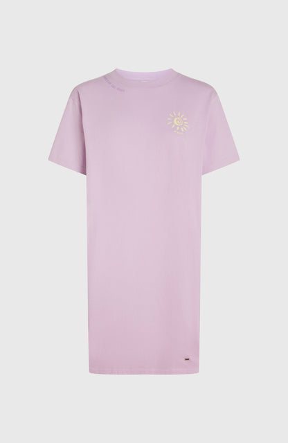 Women of the Wave T-Shirt Dress Women - Pale Lavender