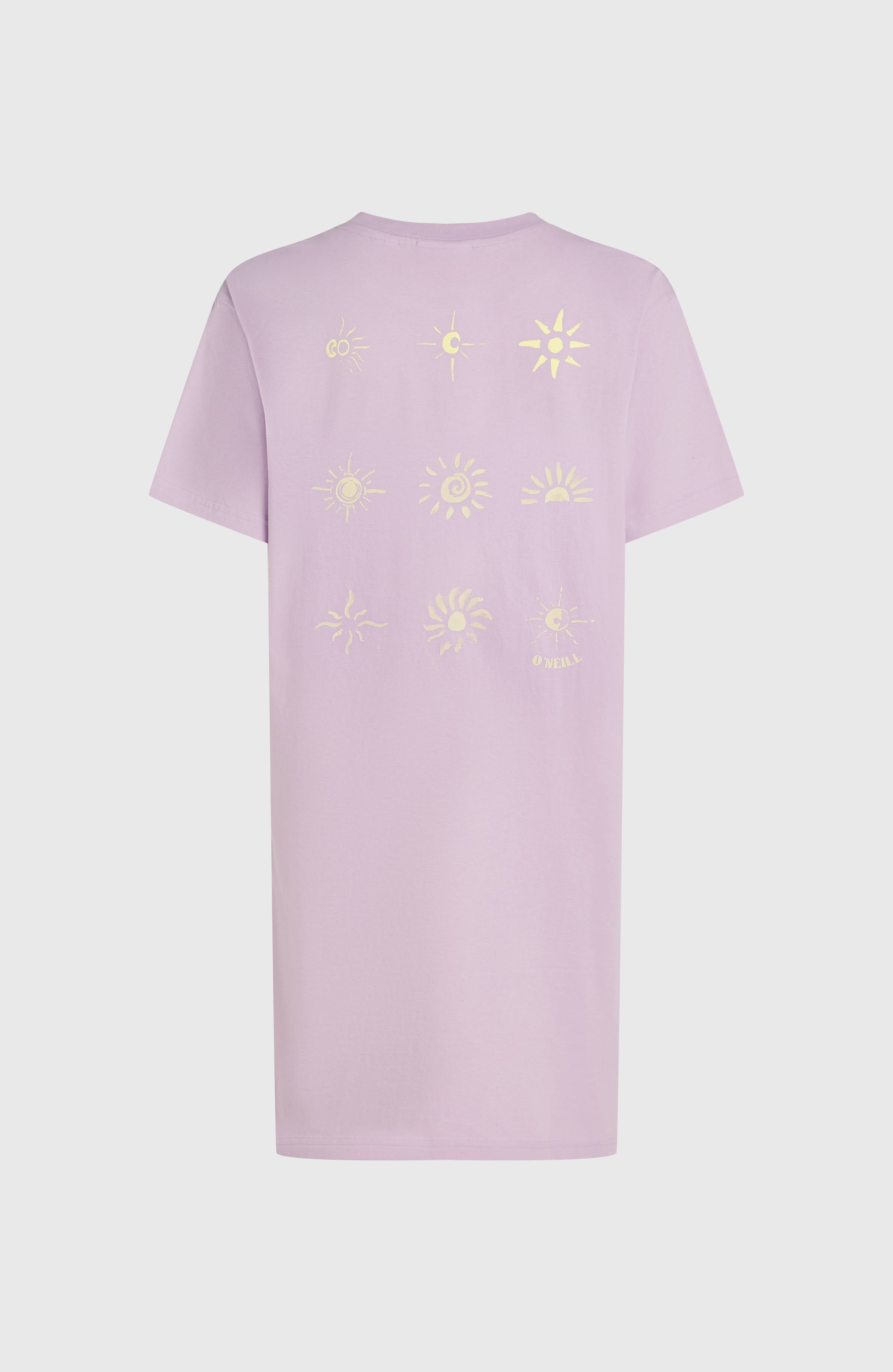 Women of the Wave T-Shirt Dress Women - Pale Lavender