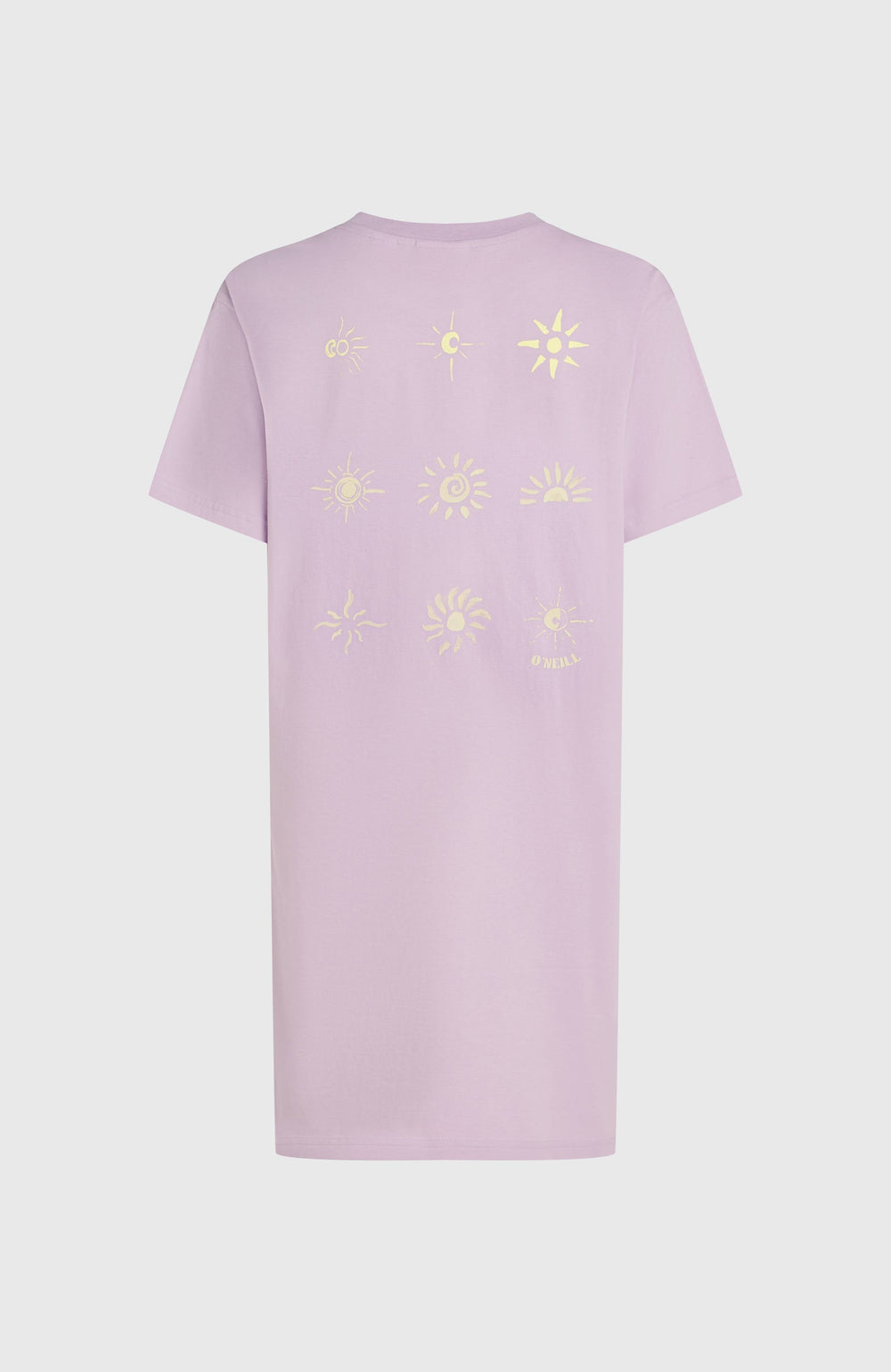 Women of the Wave T-Shirt Dress Women - Pale Lavender