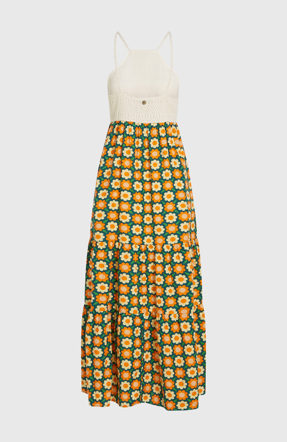 O'Riginals Maxi Dress Women - Green Retro Flower