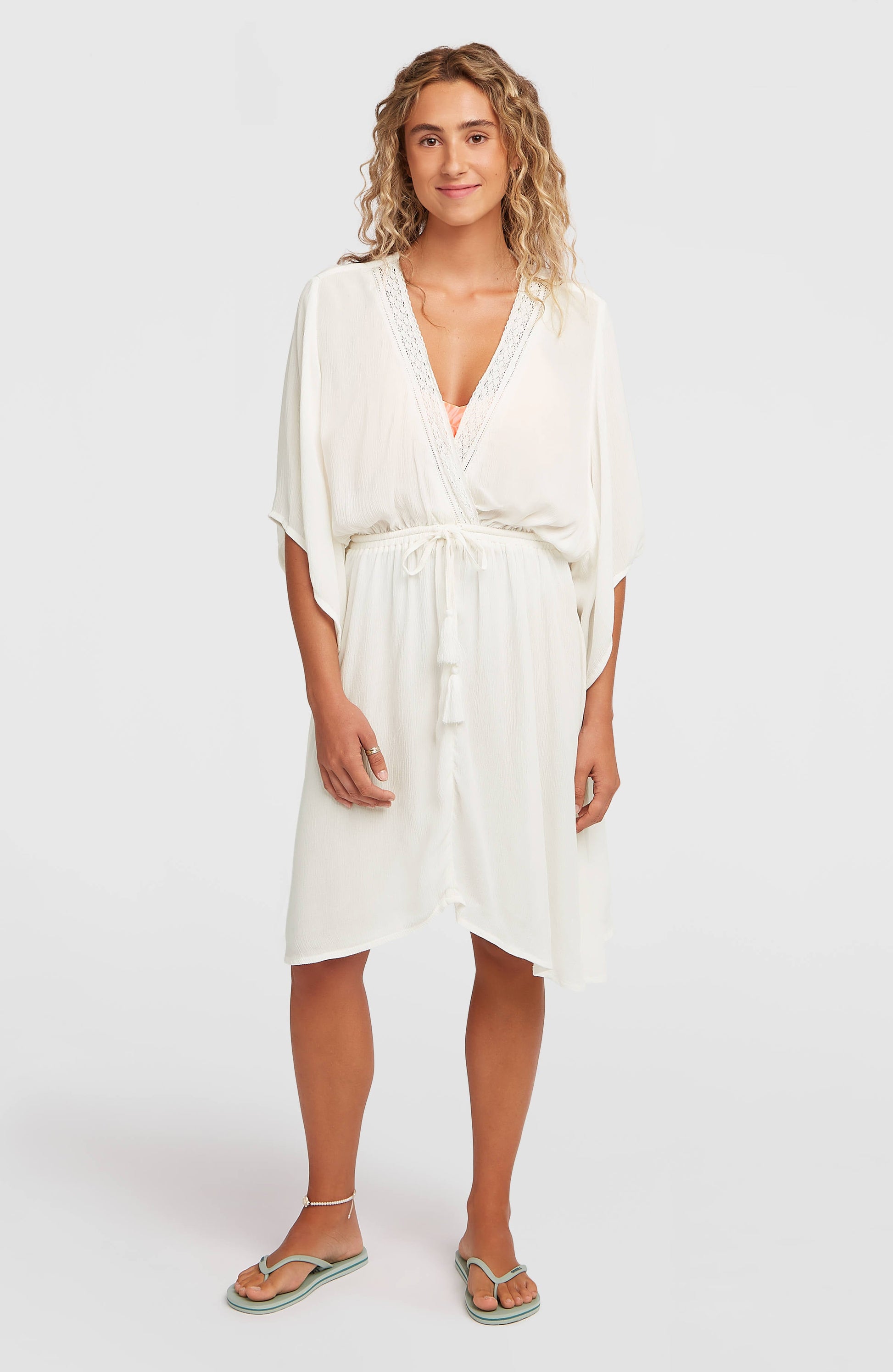 Essentials Tokeena Cover Up Dress Women - Snow White