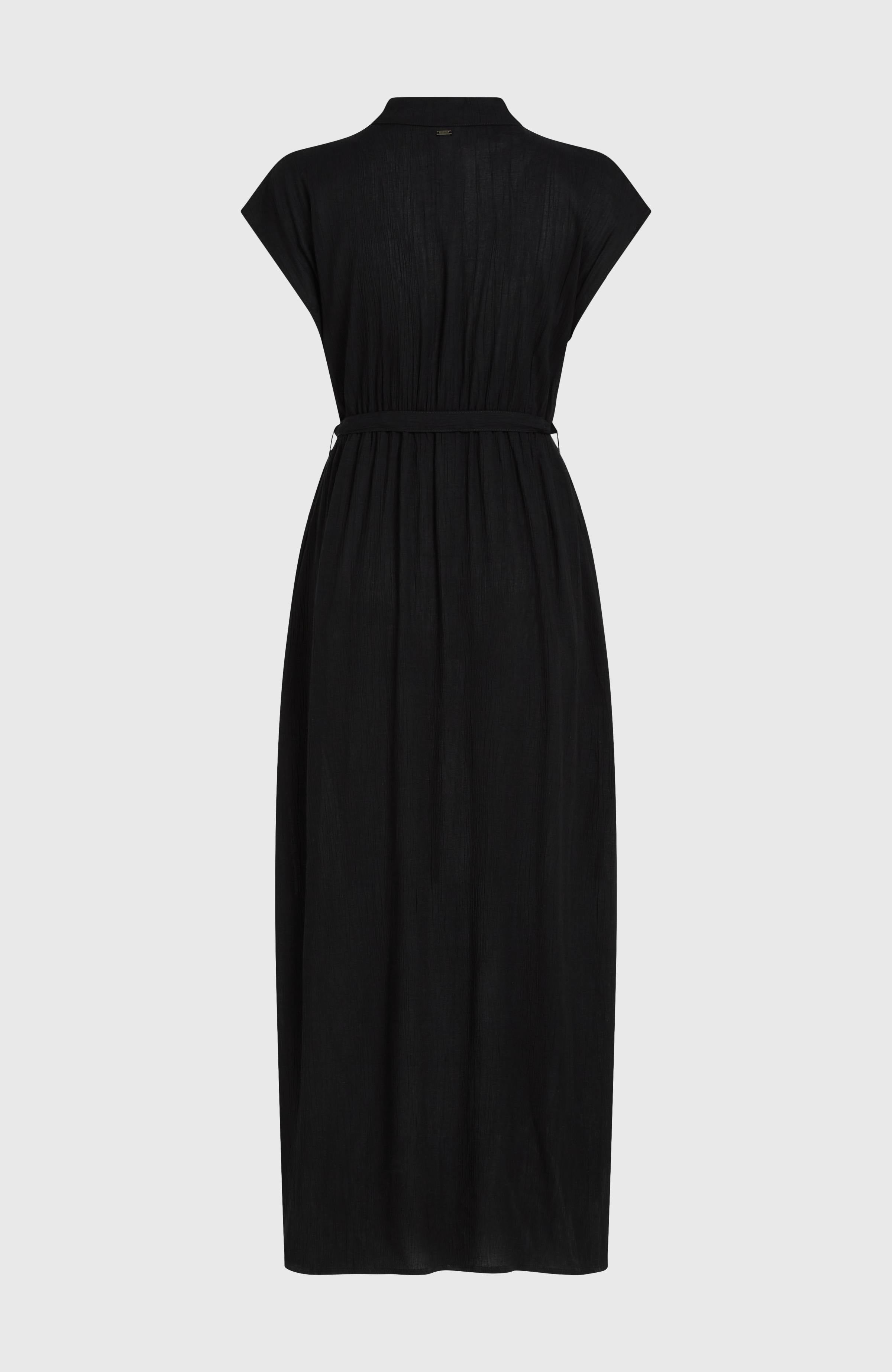 Lori Maxi Shirt Dress Women - Black Out